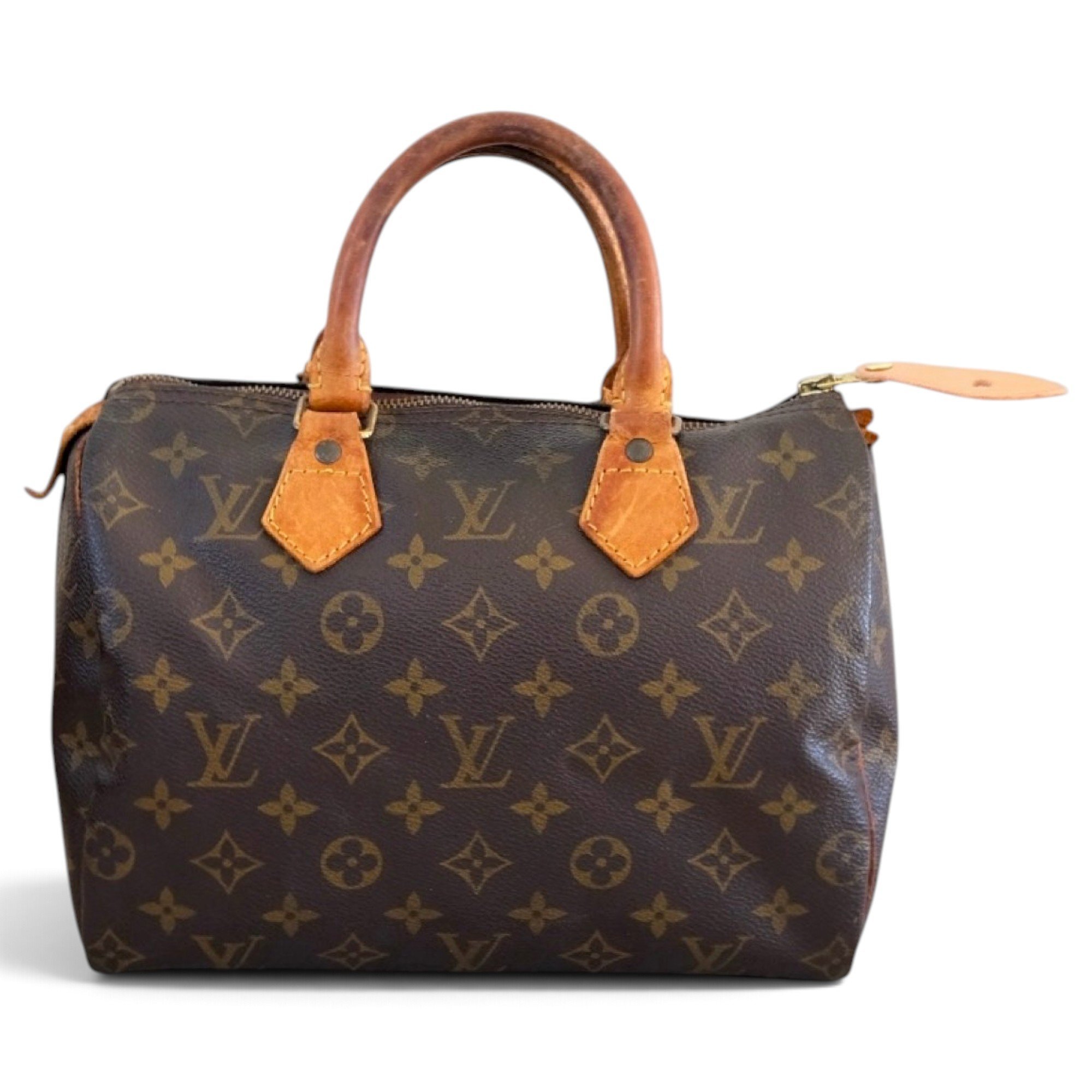 Speedy leather bowling bag