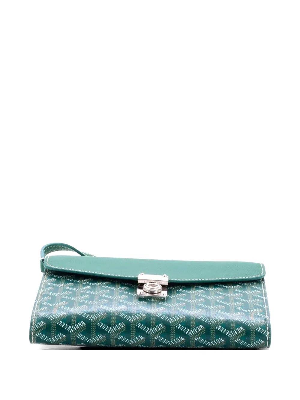 Chypre Wallet on Strap Coated Canvas with Leather crossbody bag