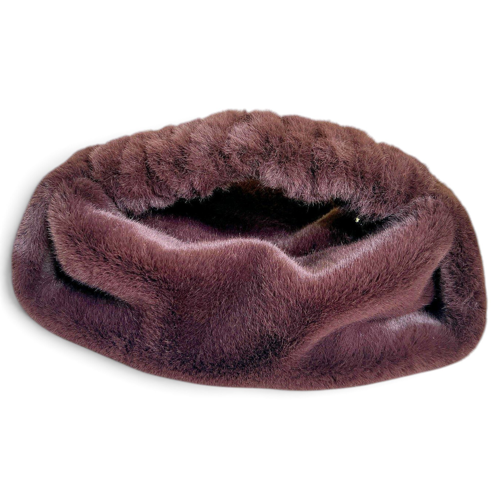 Faux fur handbag