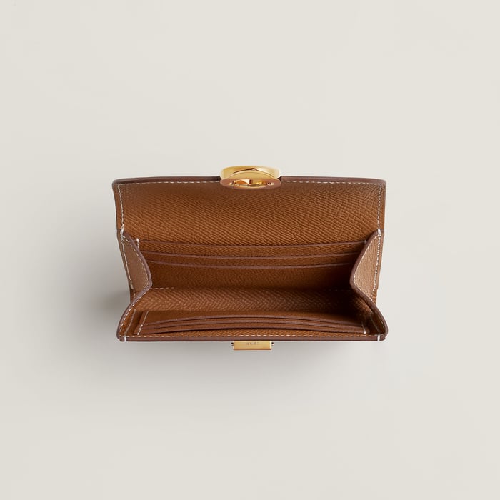 Gold Maillon Compact Wallet