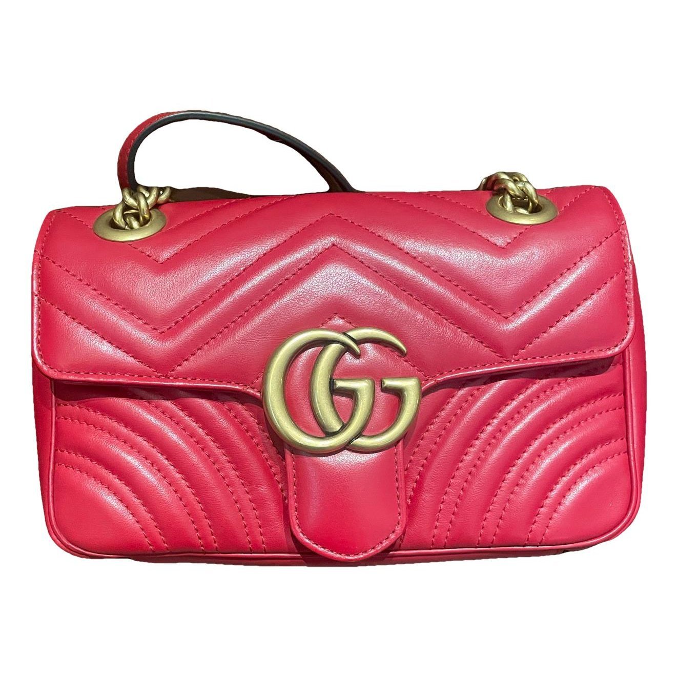GG Marmont Flap leather crossbody bag