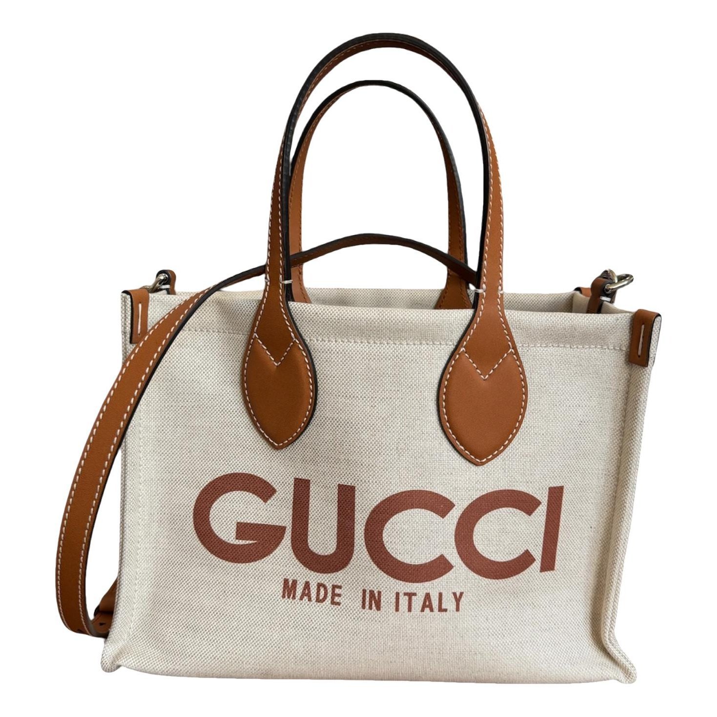 Linen crossbody bag