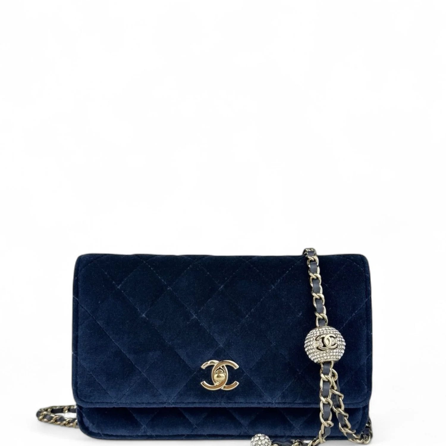Velvet Cc Pearl Crush Wallet On Chain