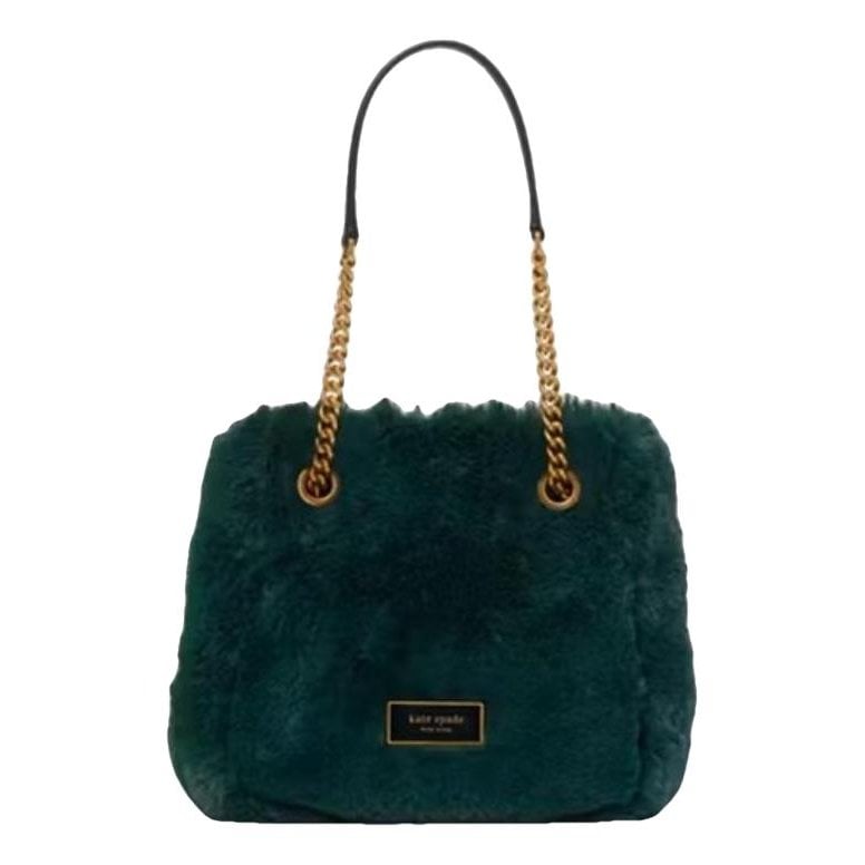Faux fur handbag