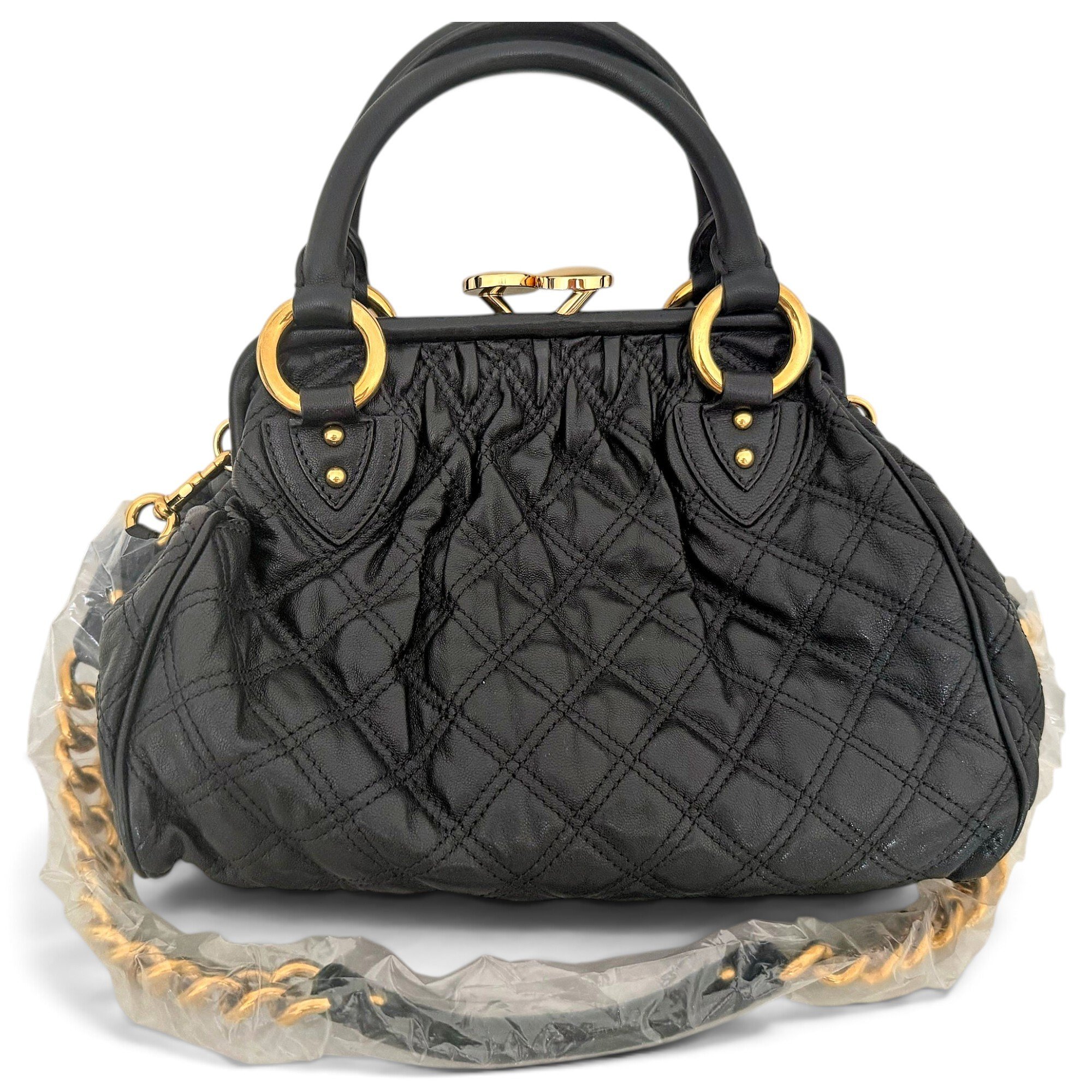 Stam leather handbag