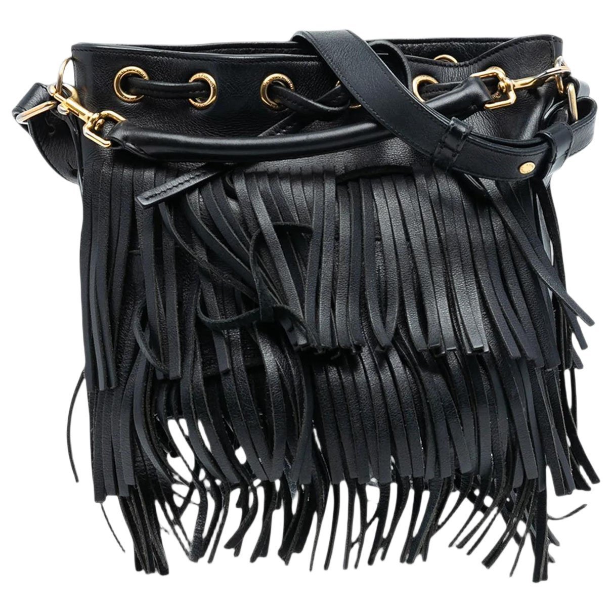 Emmanuelle leather satchel