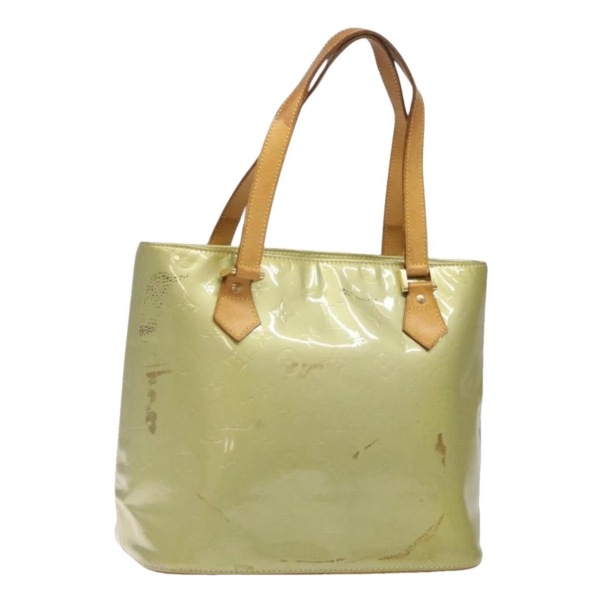 Patent leather handbag