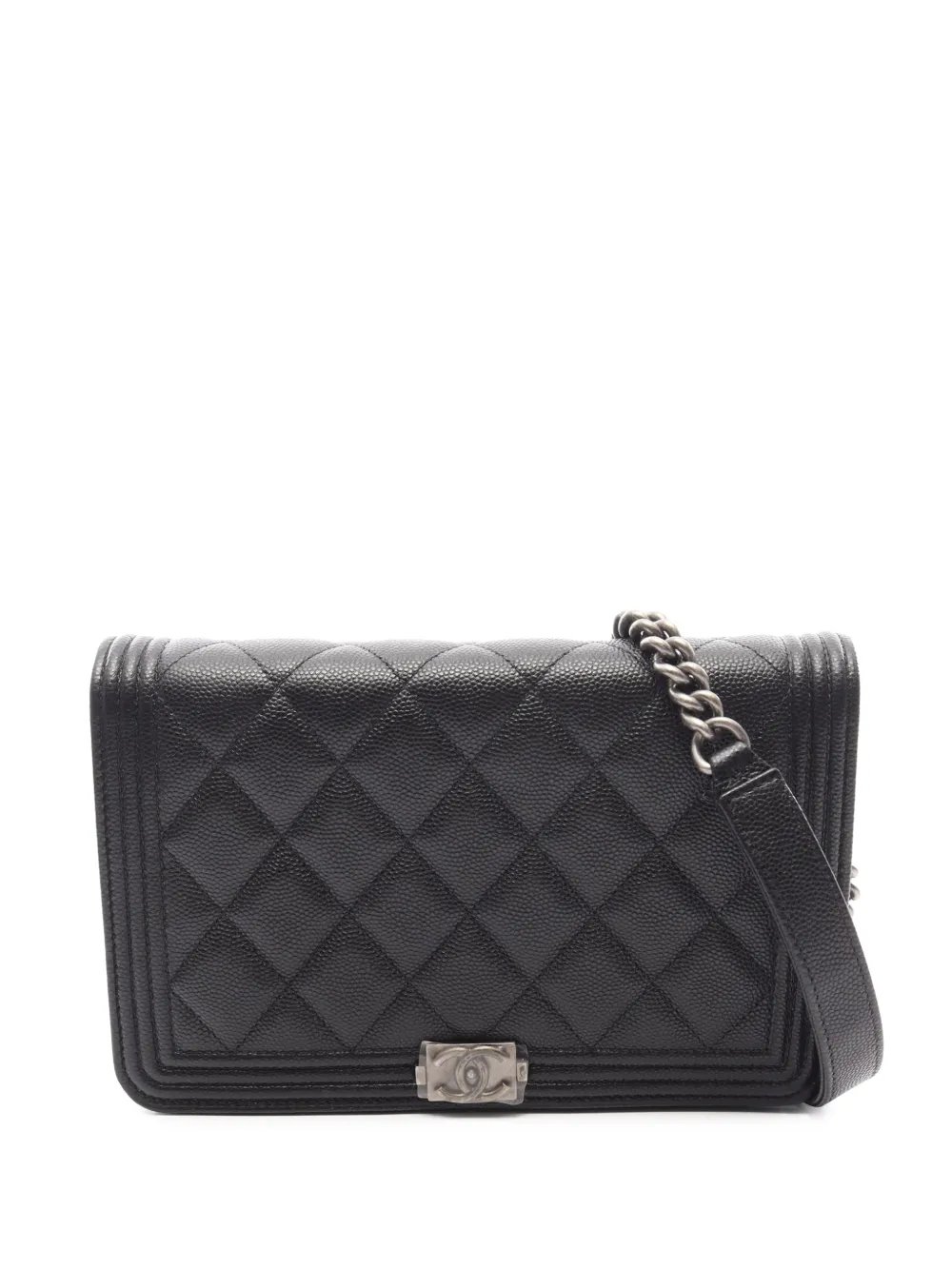 2021-2026 Quilted Caviar Boy Wallet on Chain crossbody bag