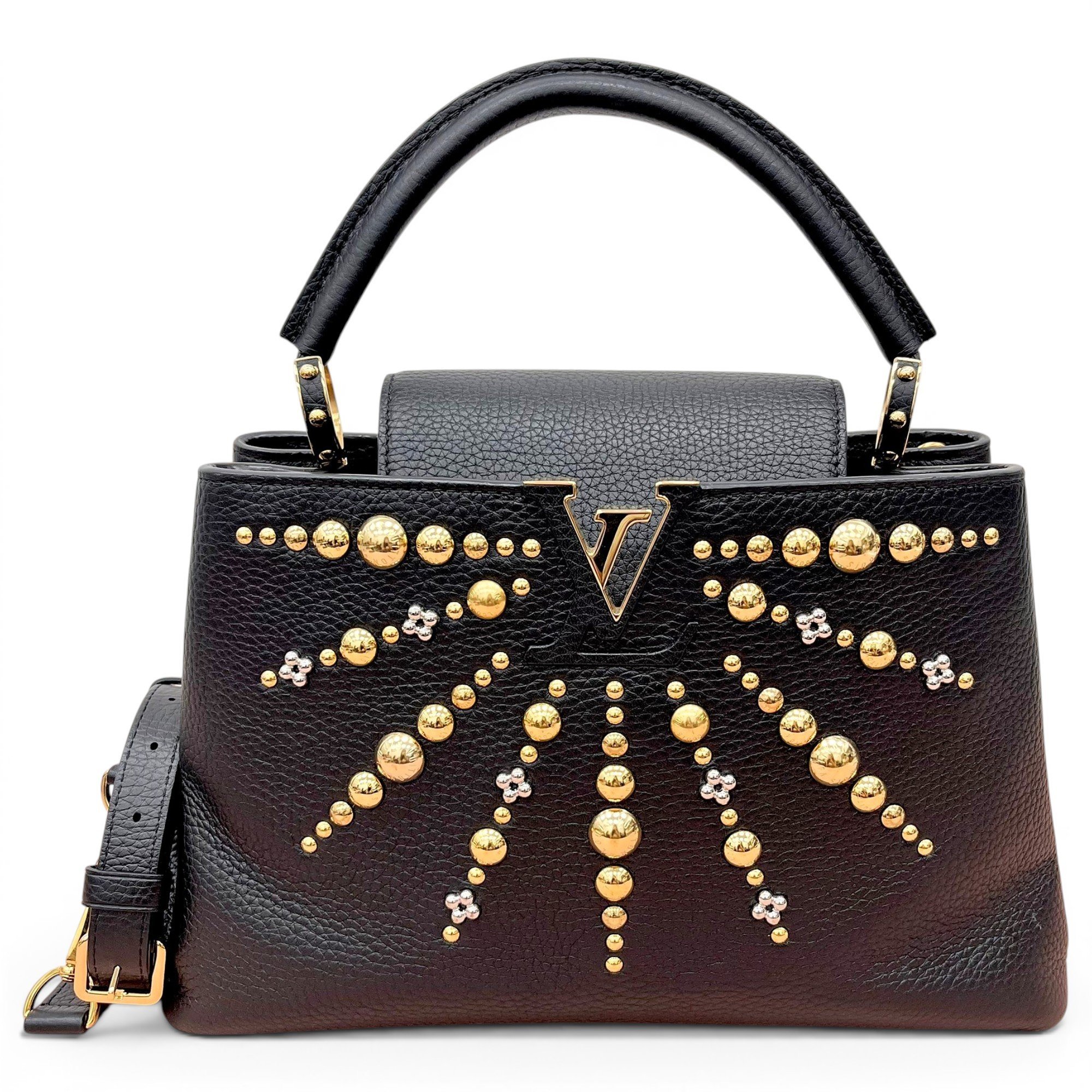 Capucines leather handbag