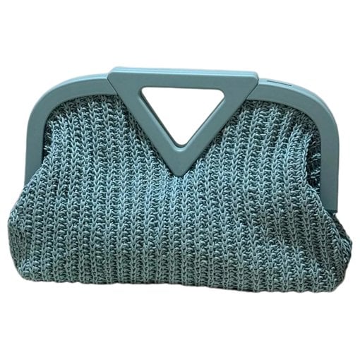 Pouch leather handbag