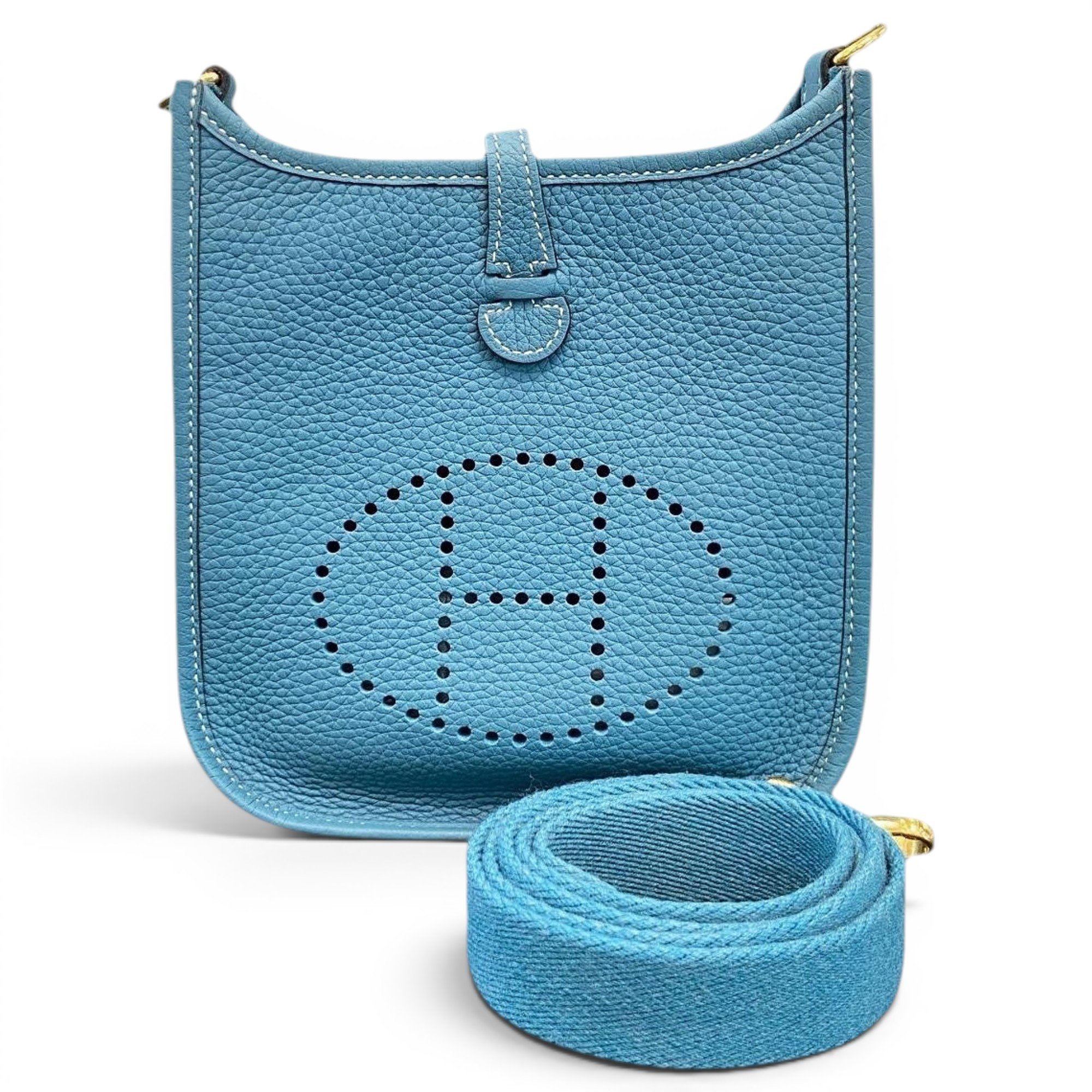 Mini Evelyne leather handbag