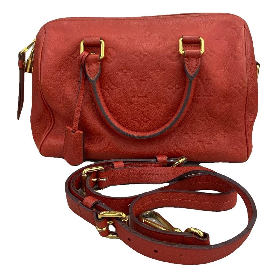 Speedy leather handbag