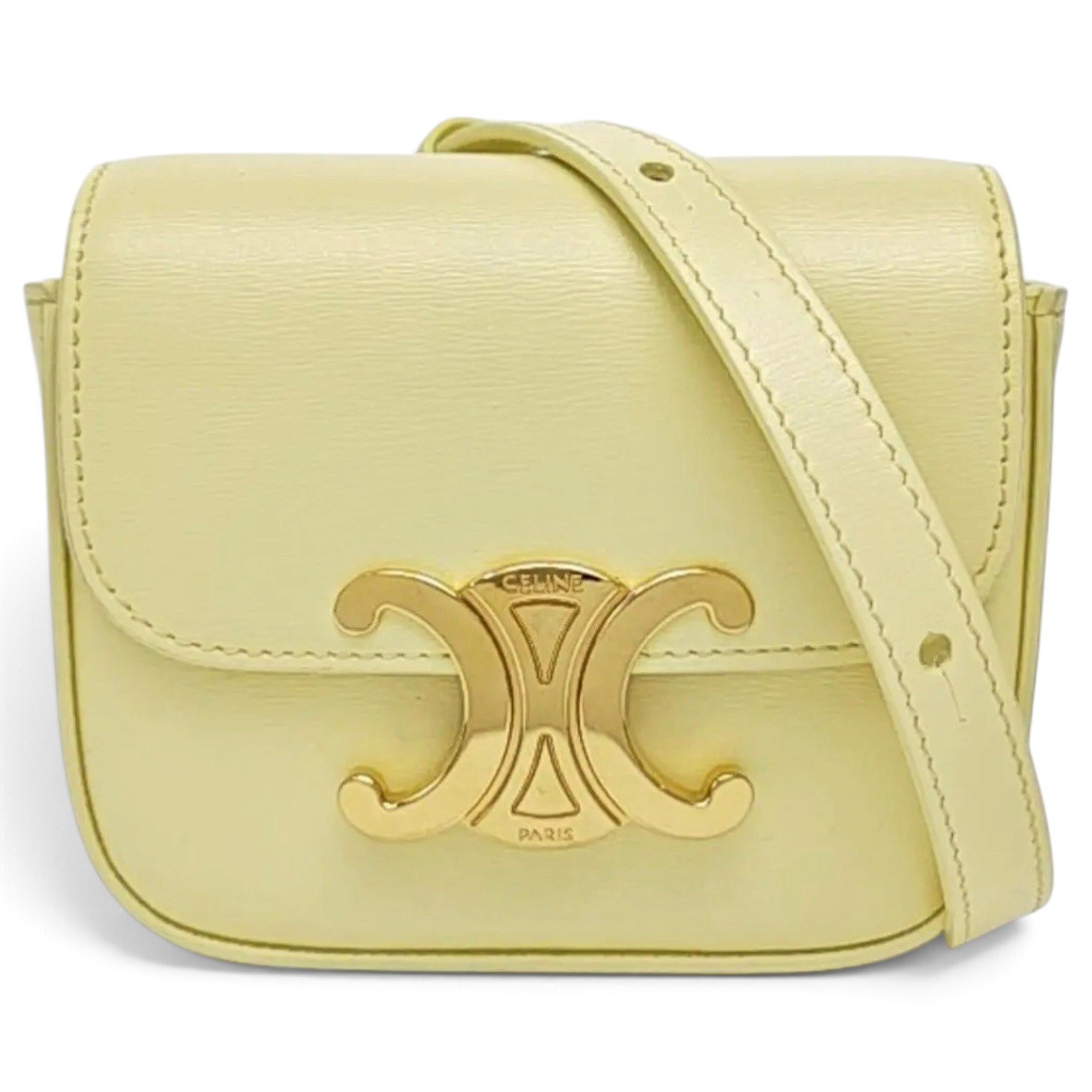 Triomphe leather crossbody bag