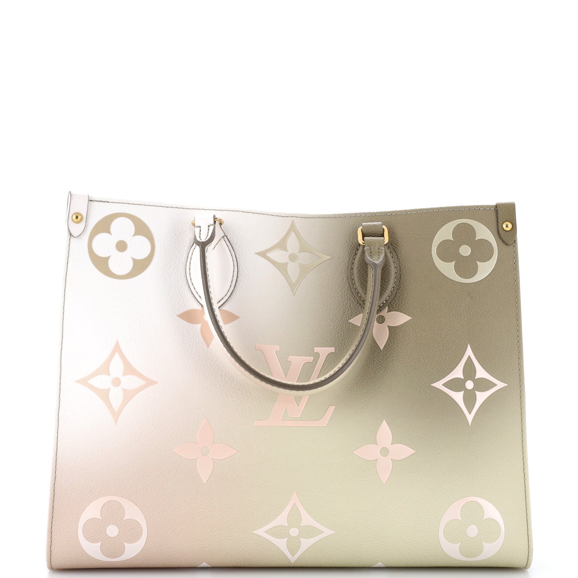 OnTheGo Tote Spring in the City Monogram Giant Canvas MM