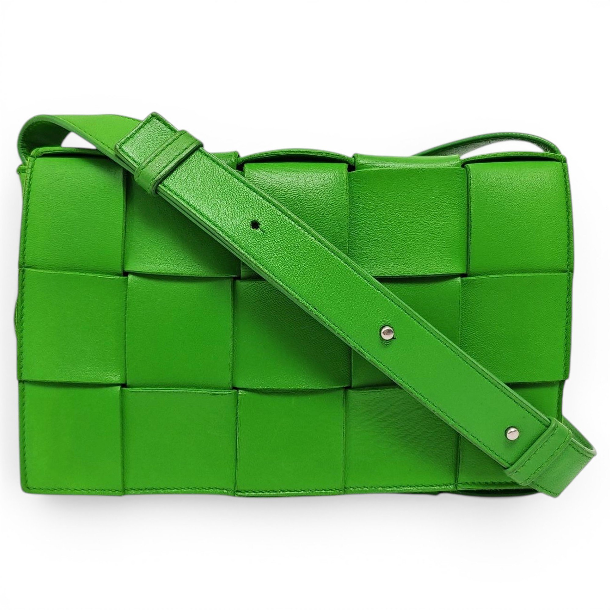 Cassette leather crossbody bag