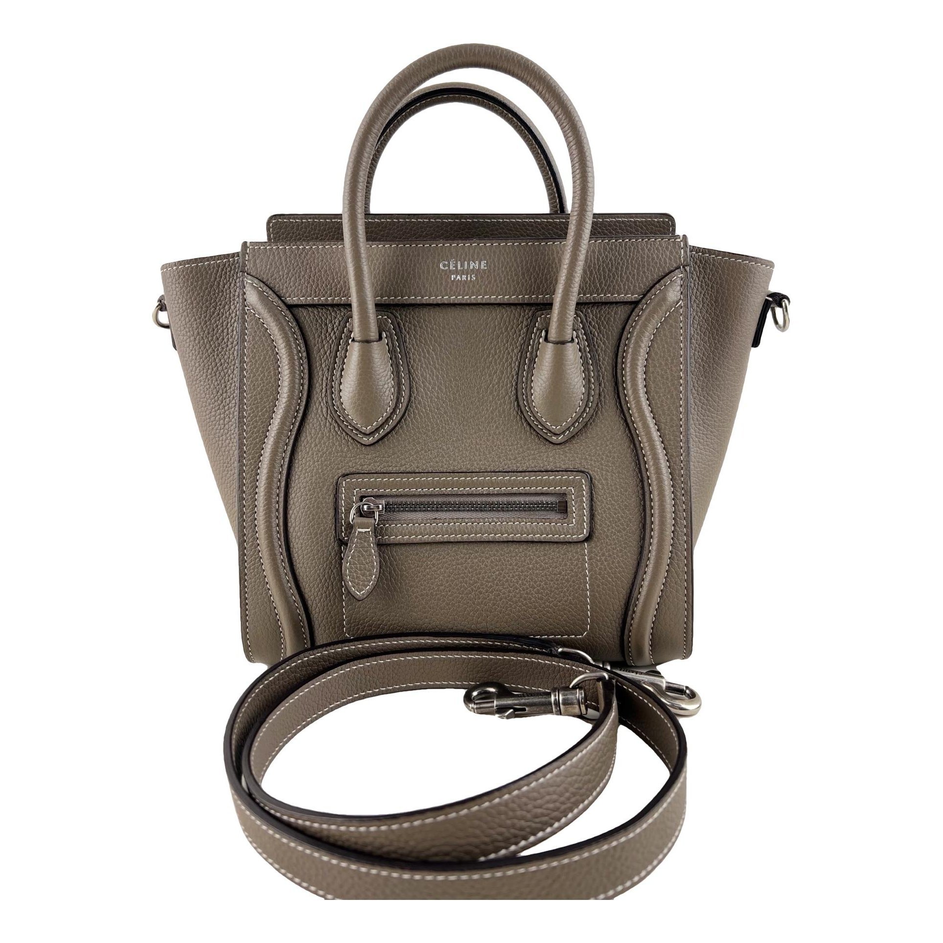 Nano Luggage leather handbag
