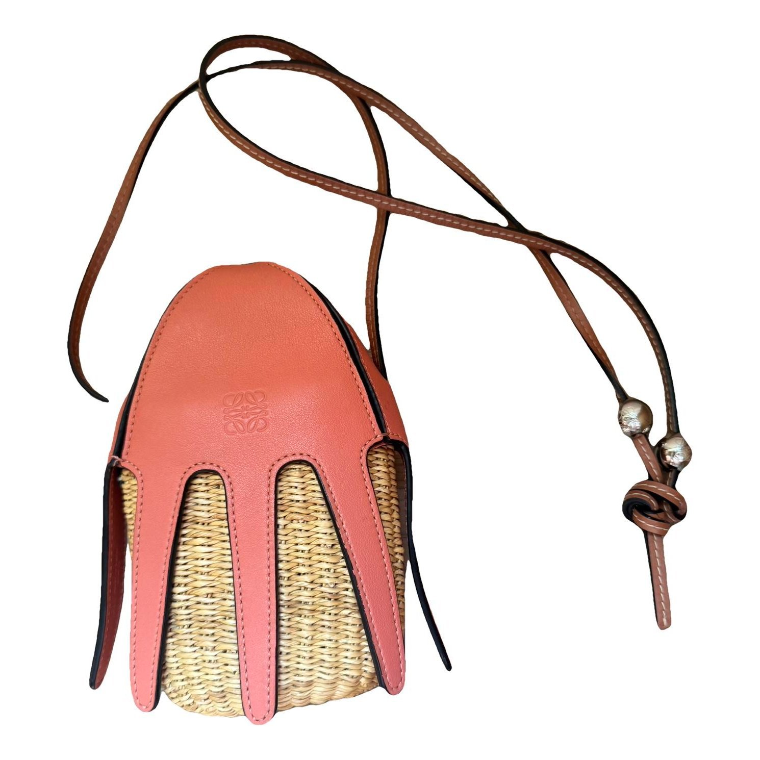 Animals leather crossbody bag