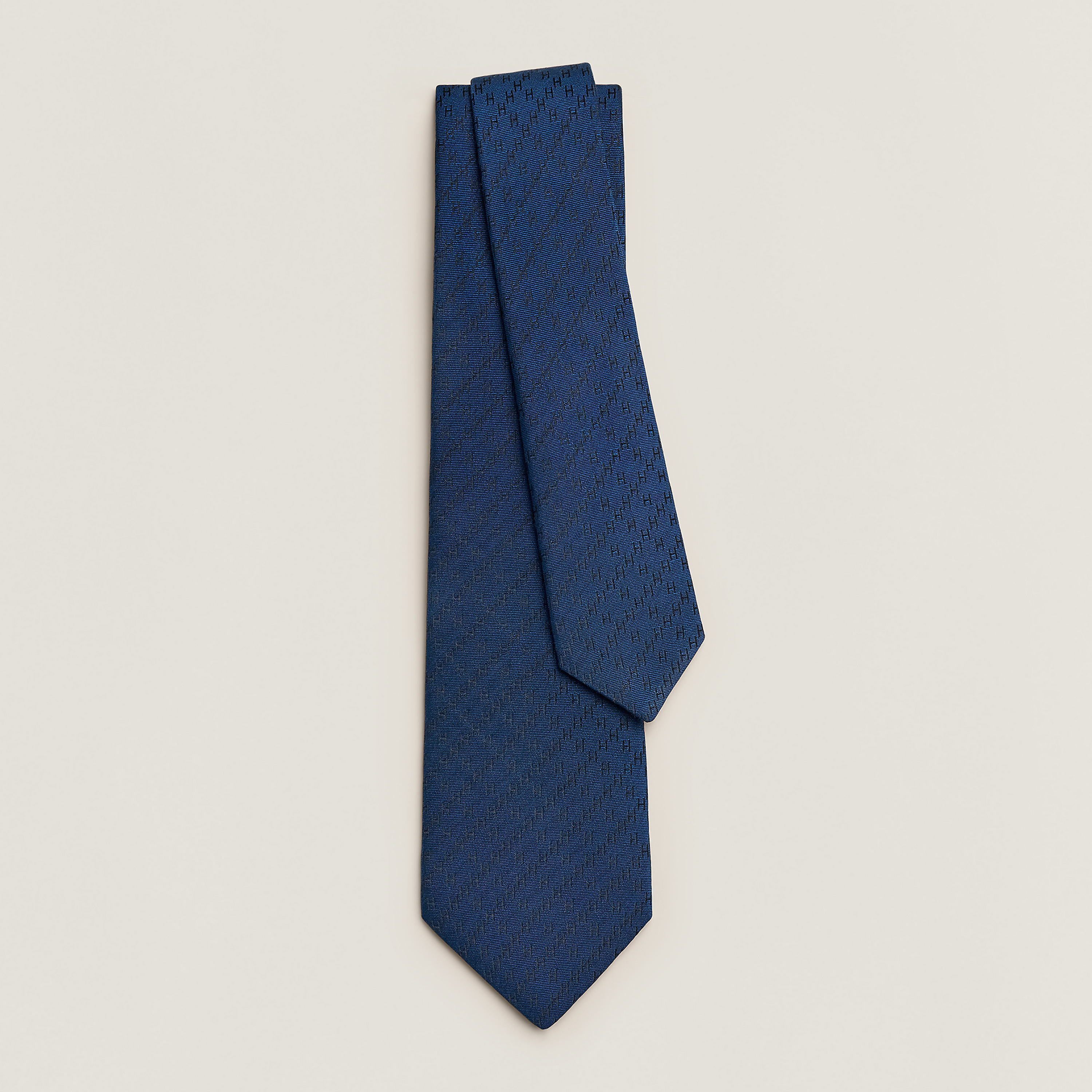 Tie 7 Faconnee New H Bicolore tie