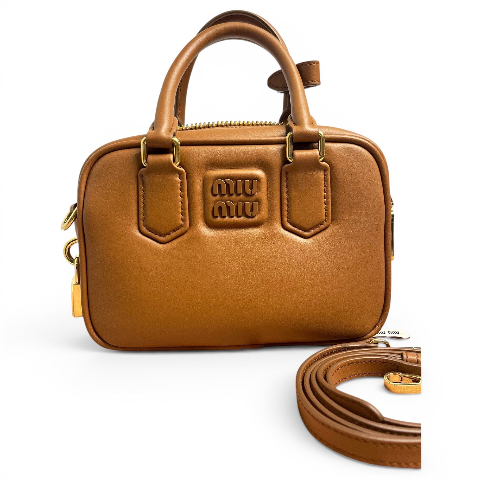 Arcadie leather handbag