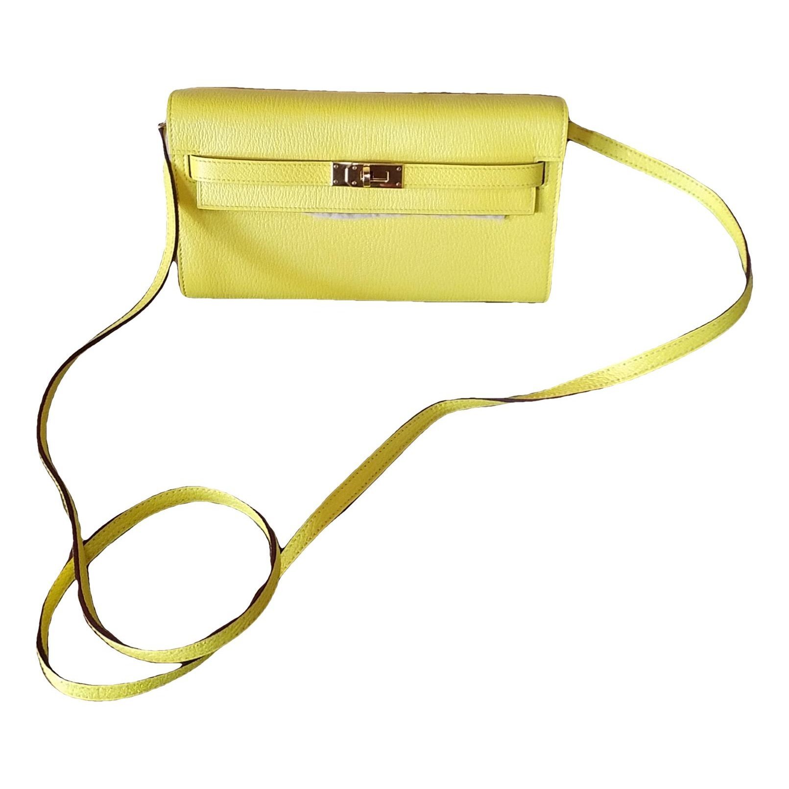 Kelly to go leather clutch bag