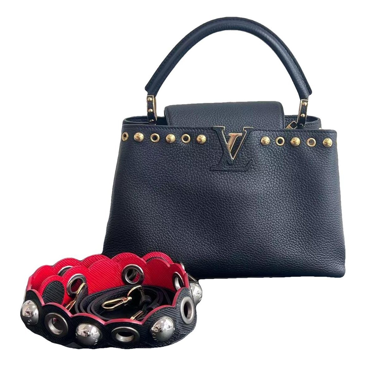 Capucines leather handbag