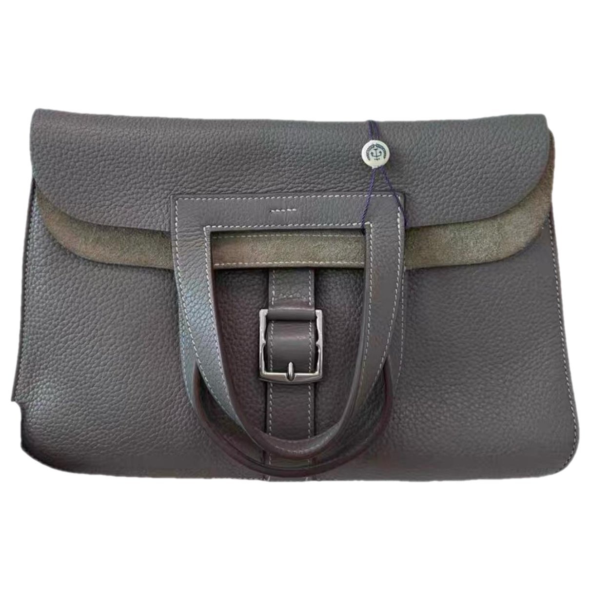 Halzan leather handbag