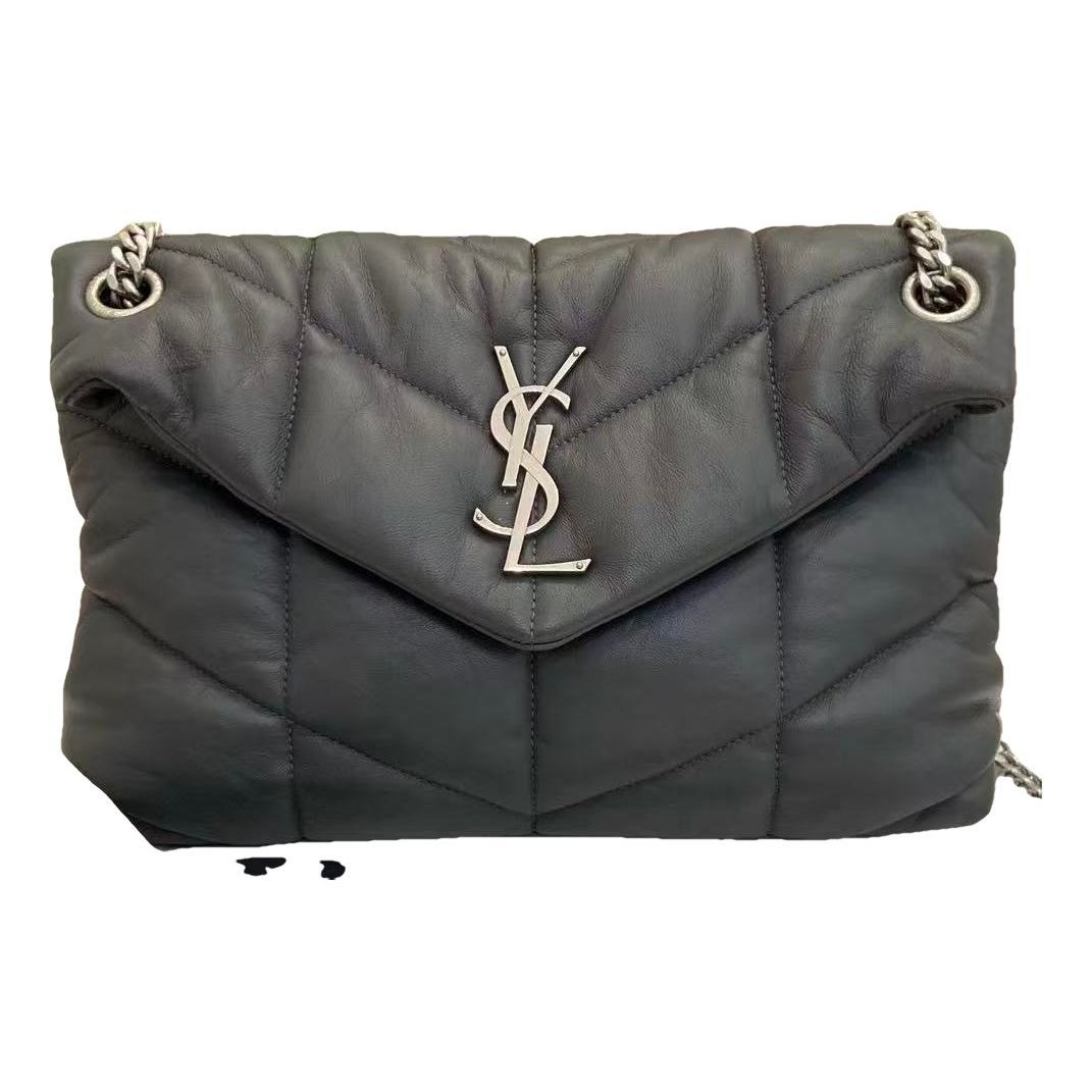 Loulou Puffer leather crossbody bag