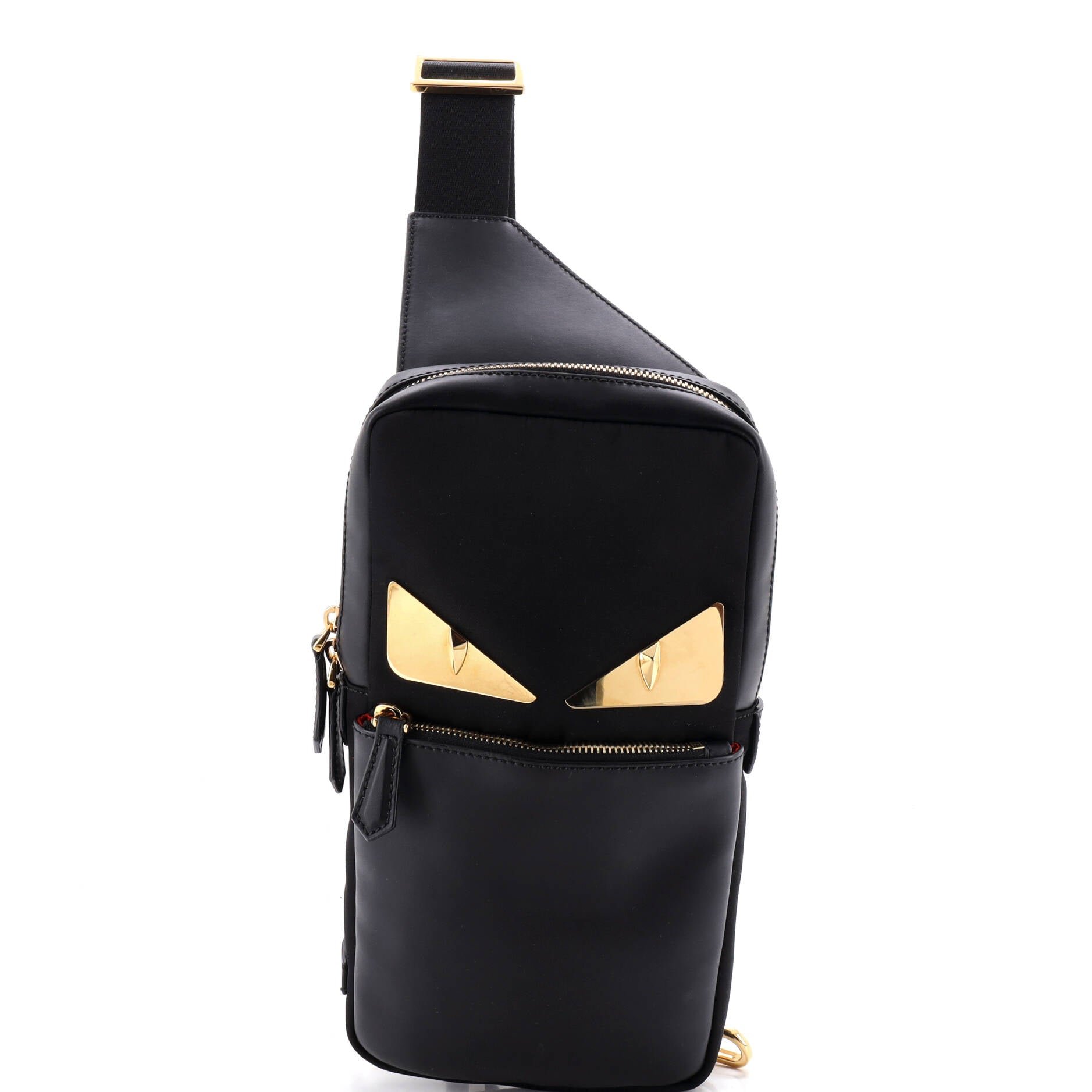 Monster Sling Bag Nylon and Leather Medium