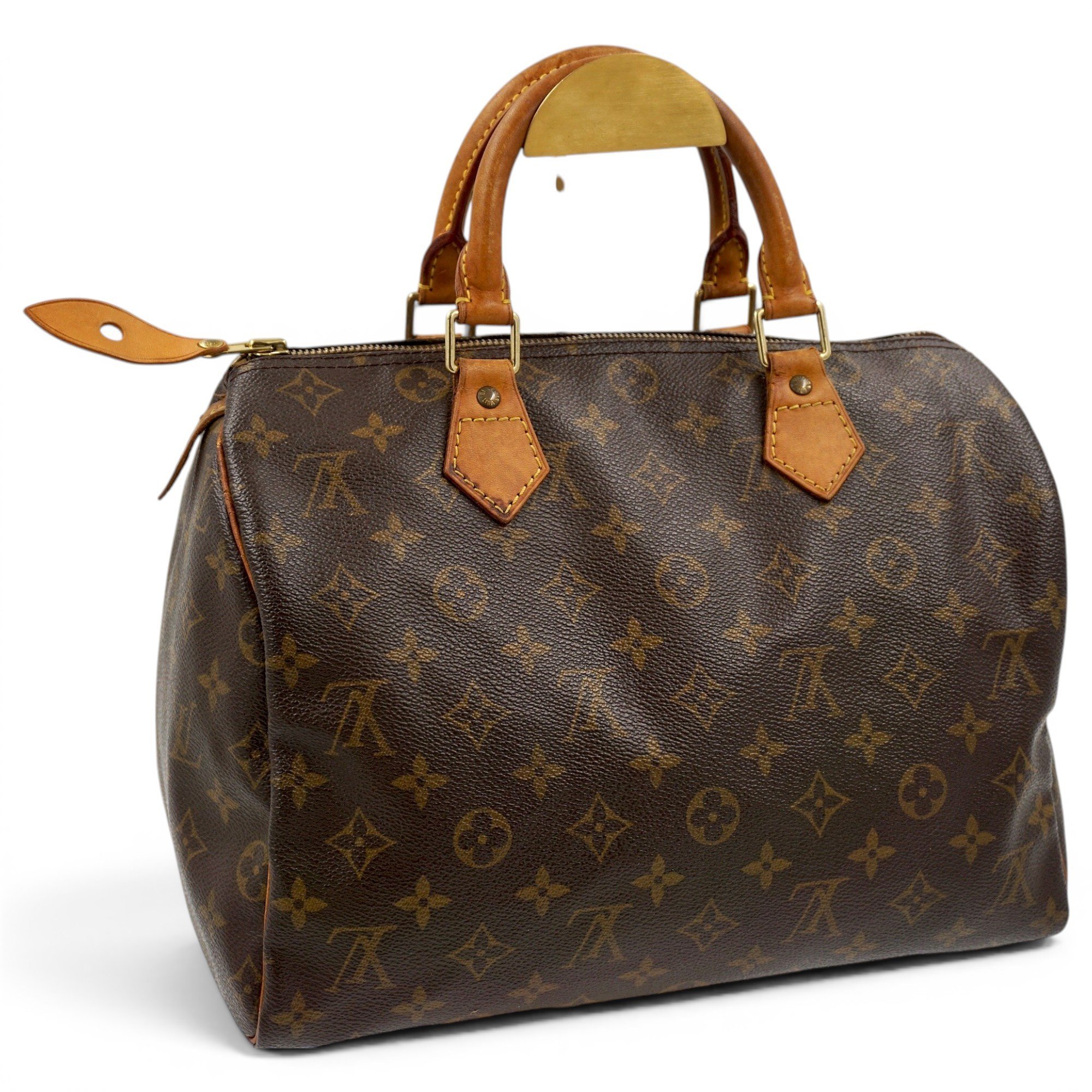 Speedy leather handbag