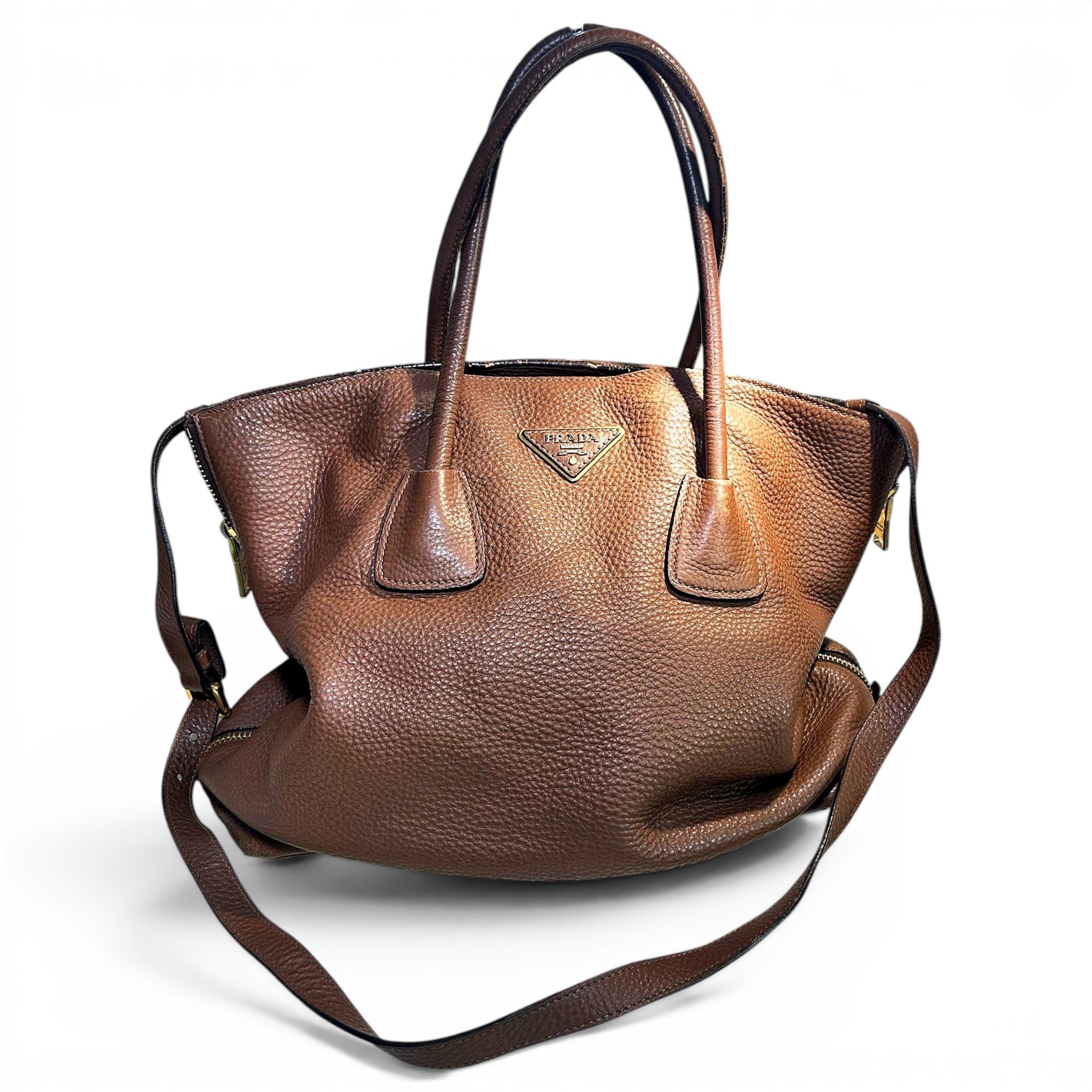 Leather handbag