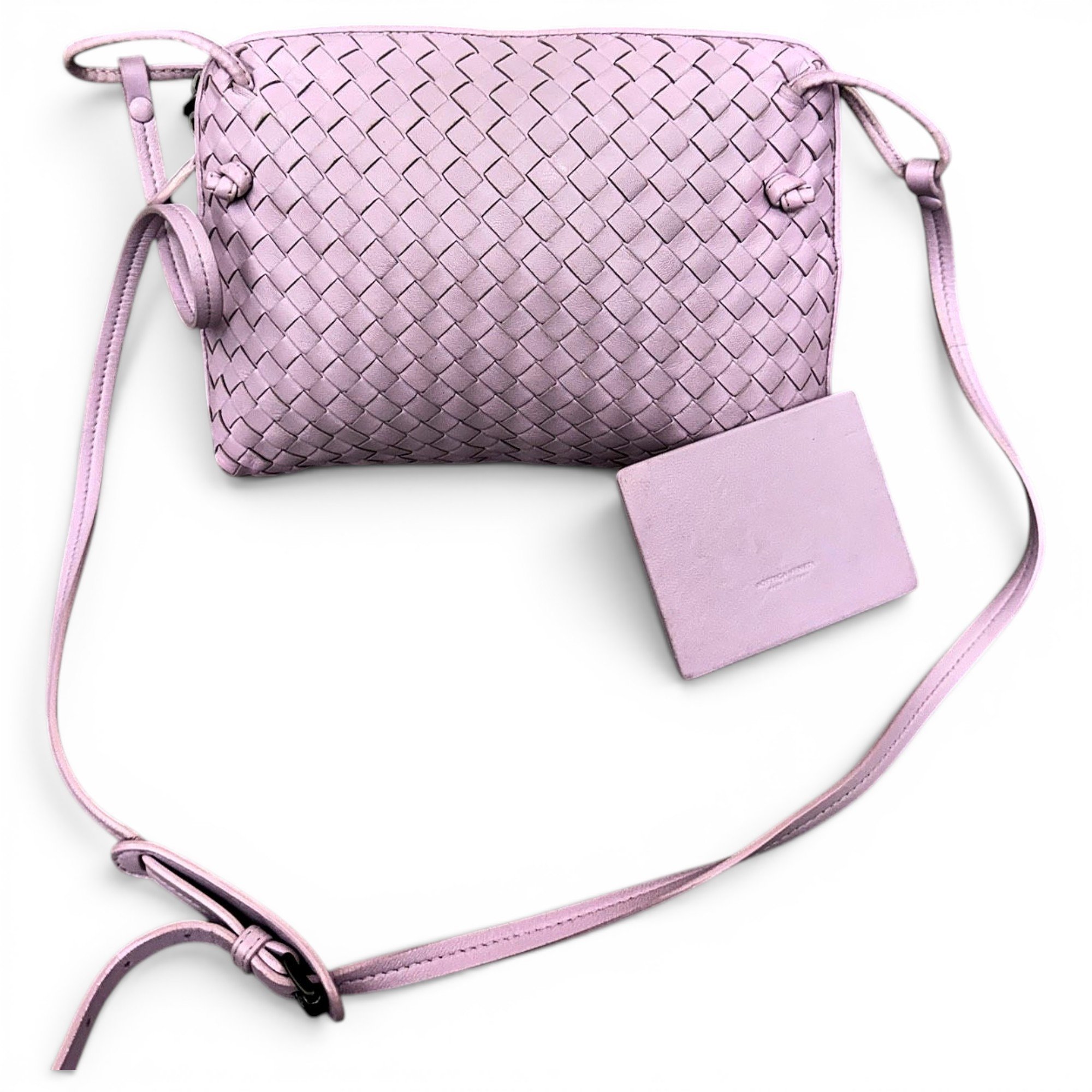 Loop leather handbag