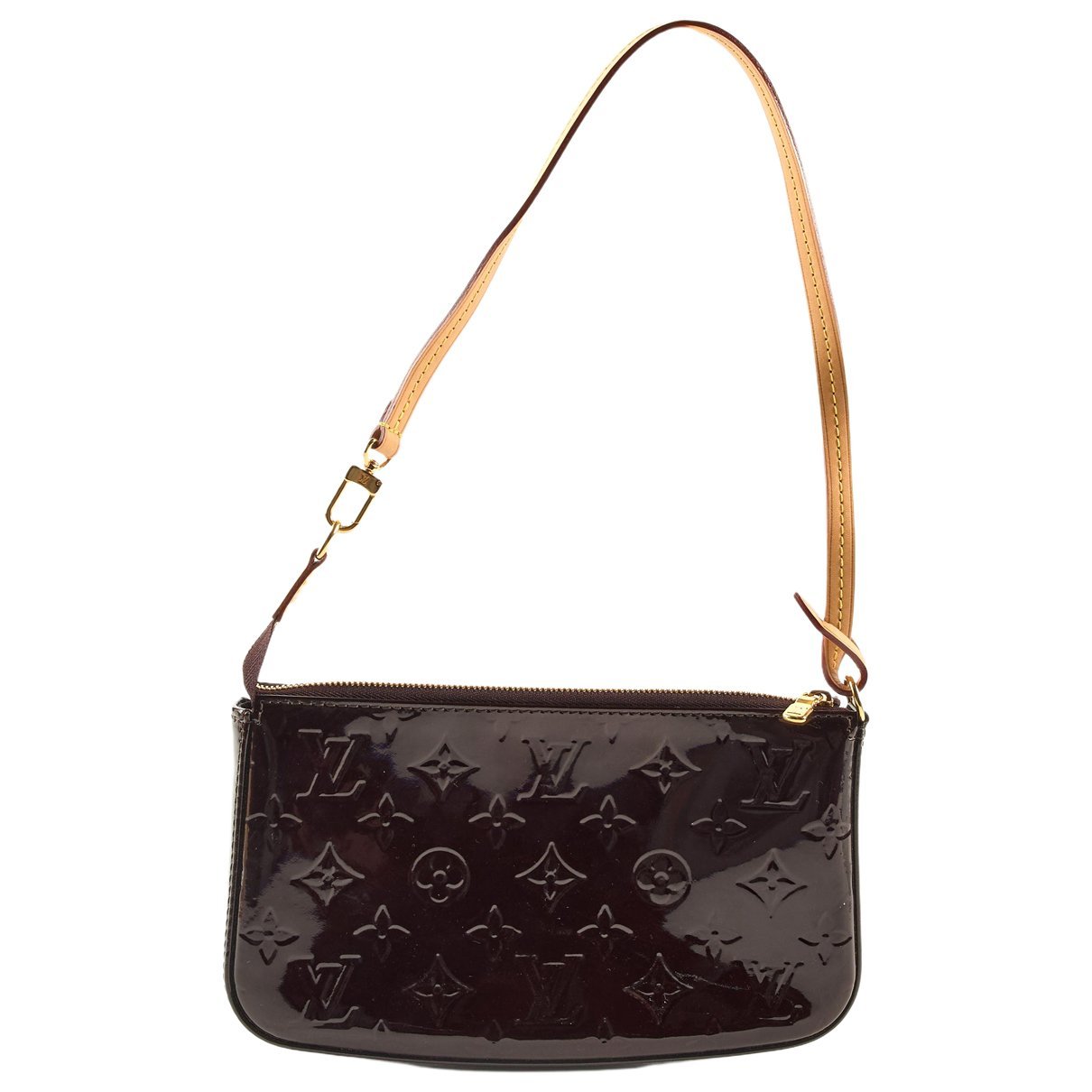 Patent leather handbag