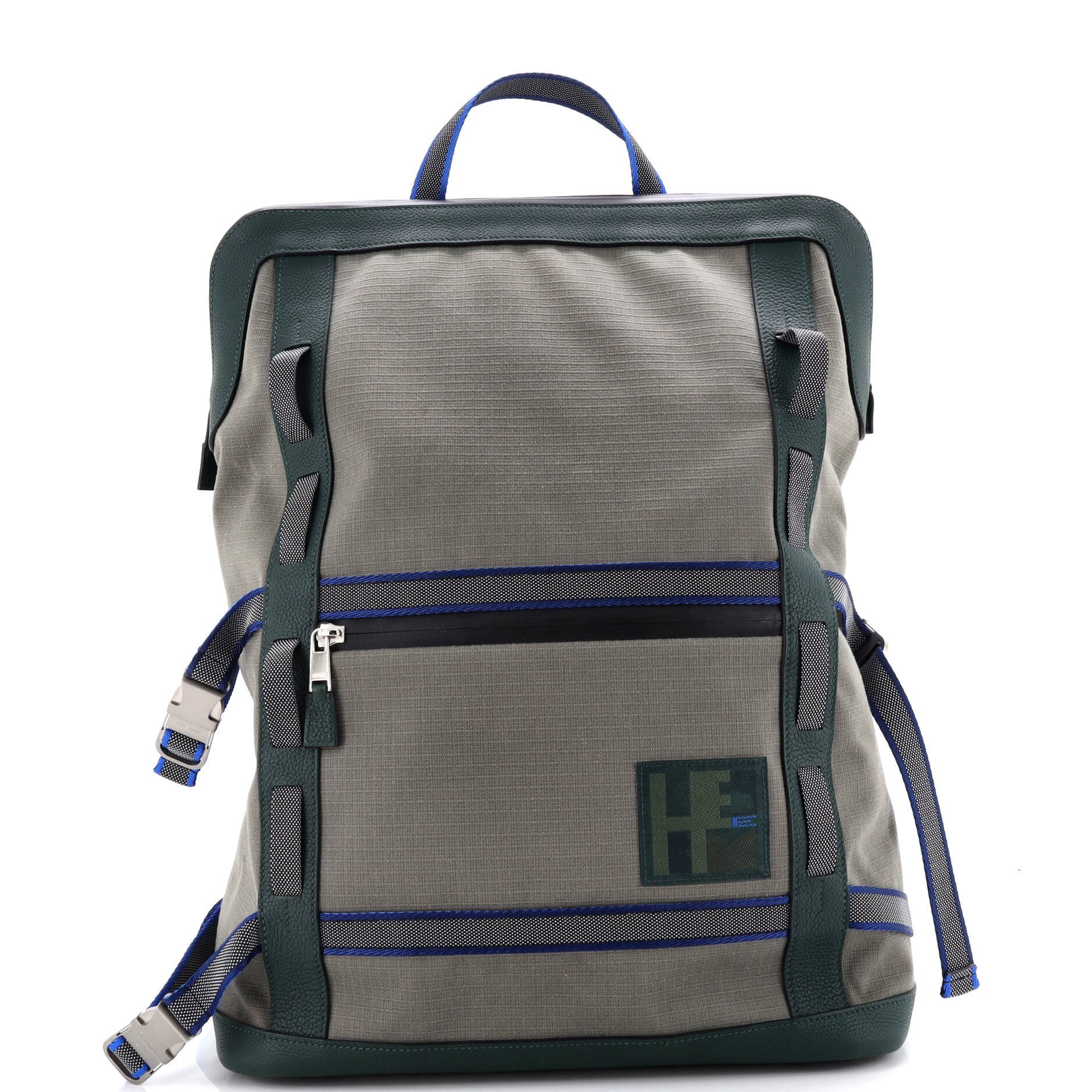 Leather backpack