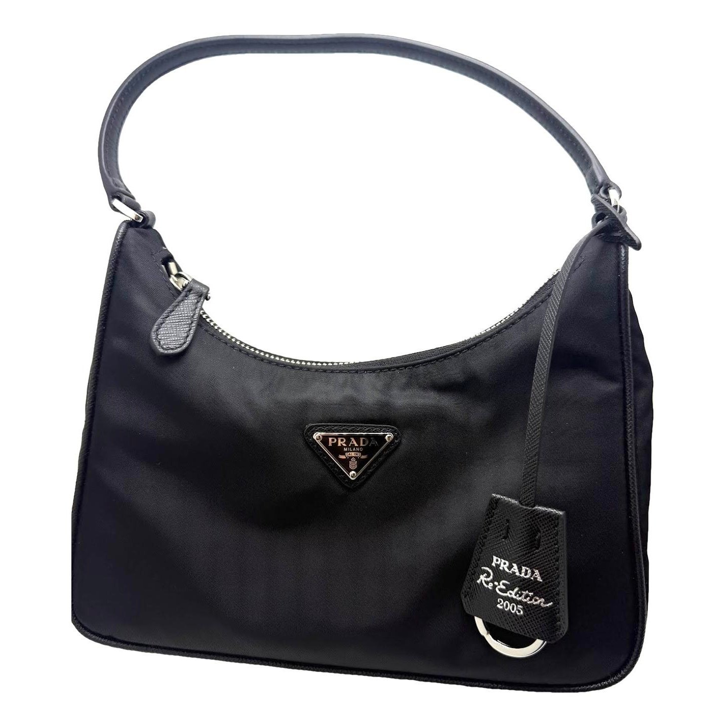 Re-Edition 2005 Zip leather handbag