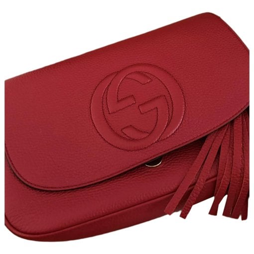 Soho leather clutch bag