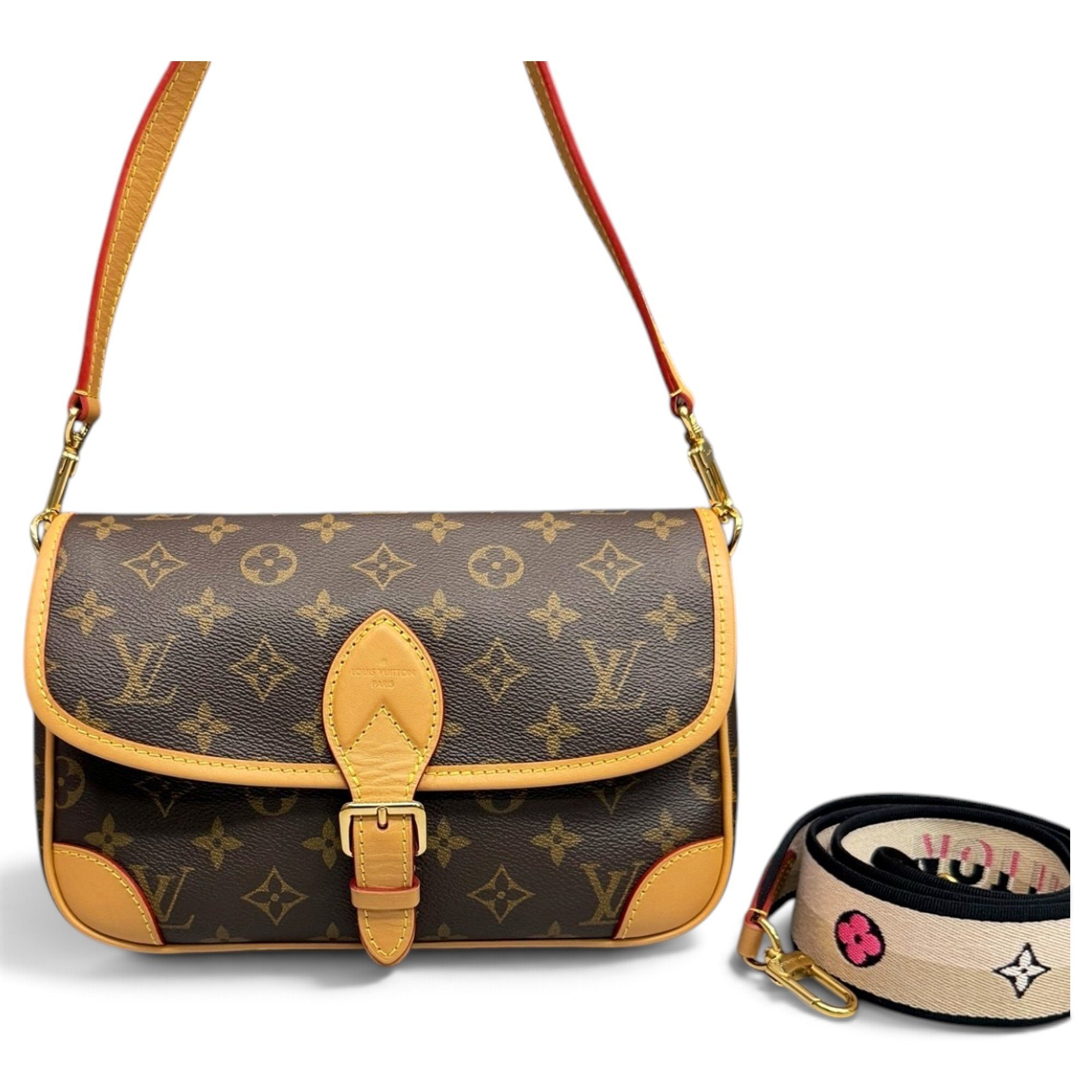 Louis Vuitton Diane leather crossbody bag