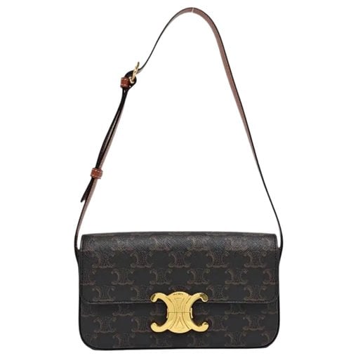 Triomphe leather handbag