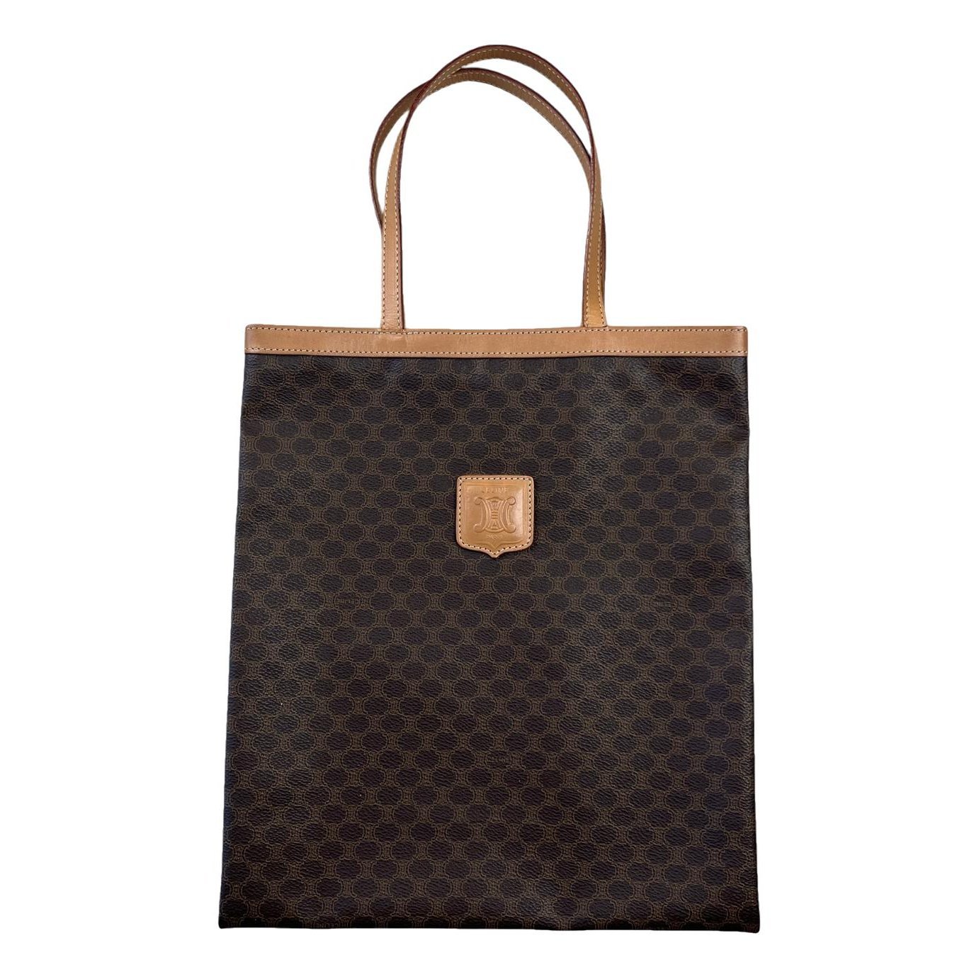 Cabas Vertical leather tote