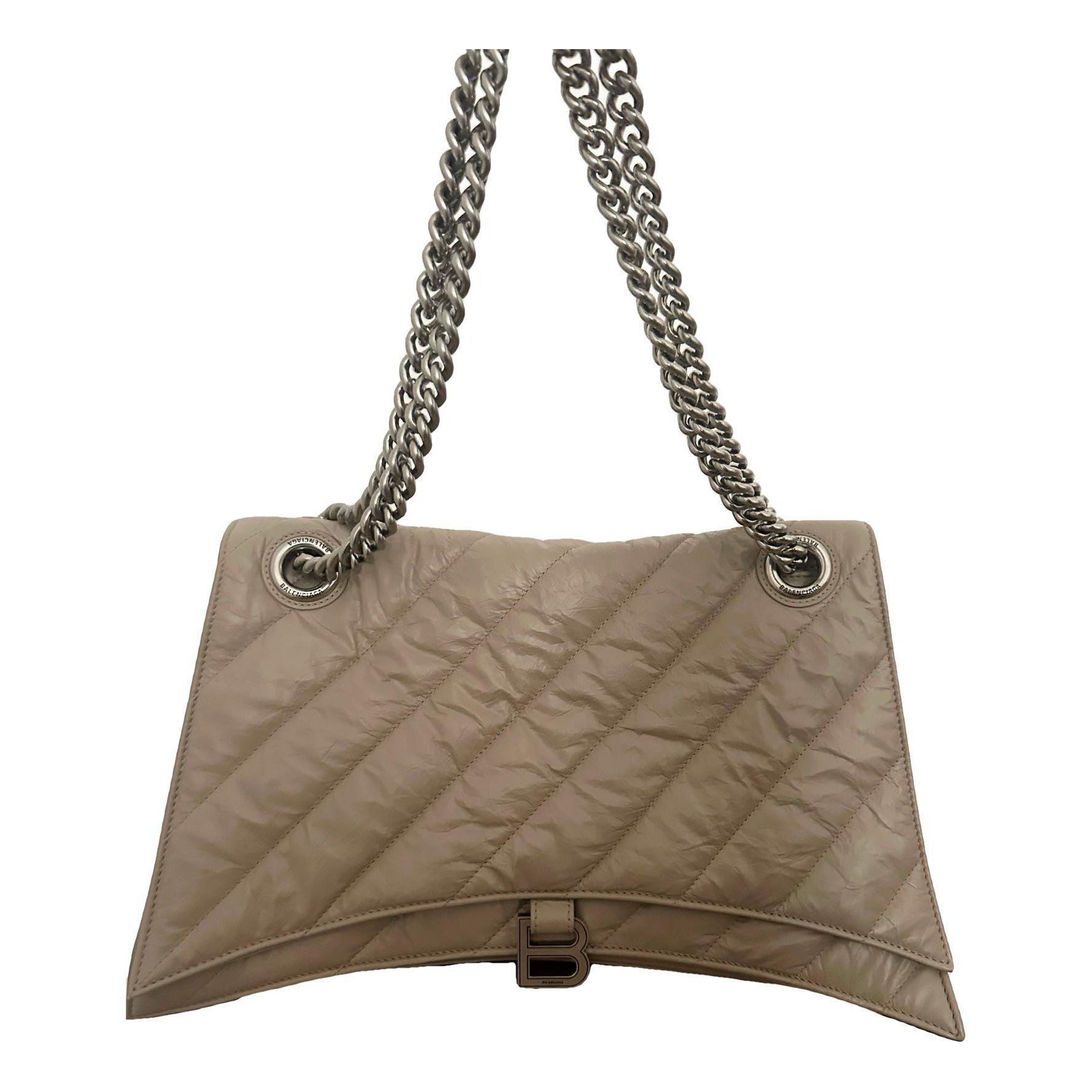 Crush leather crossbody bag