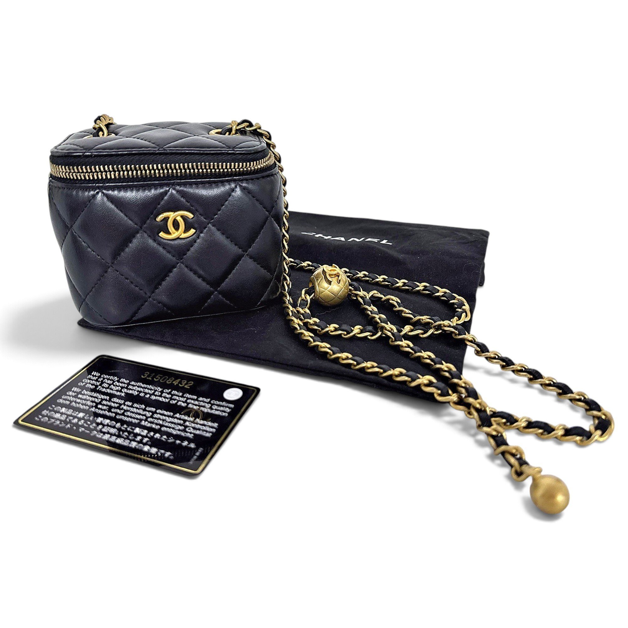 Trendy CC Vanity leather mini bag