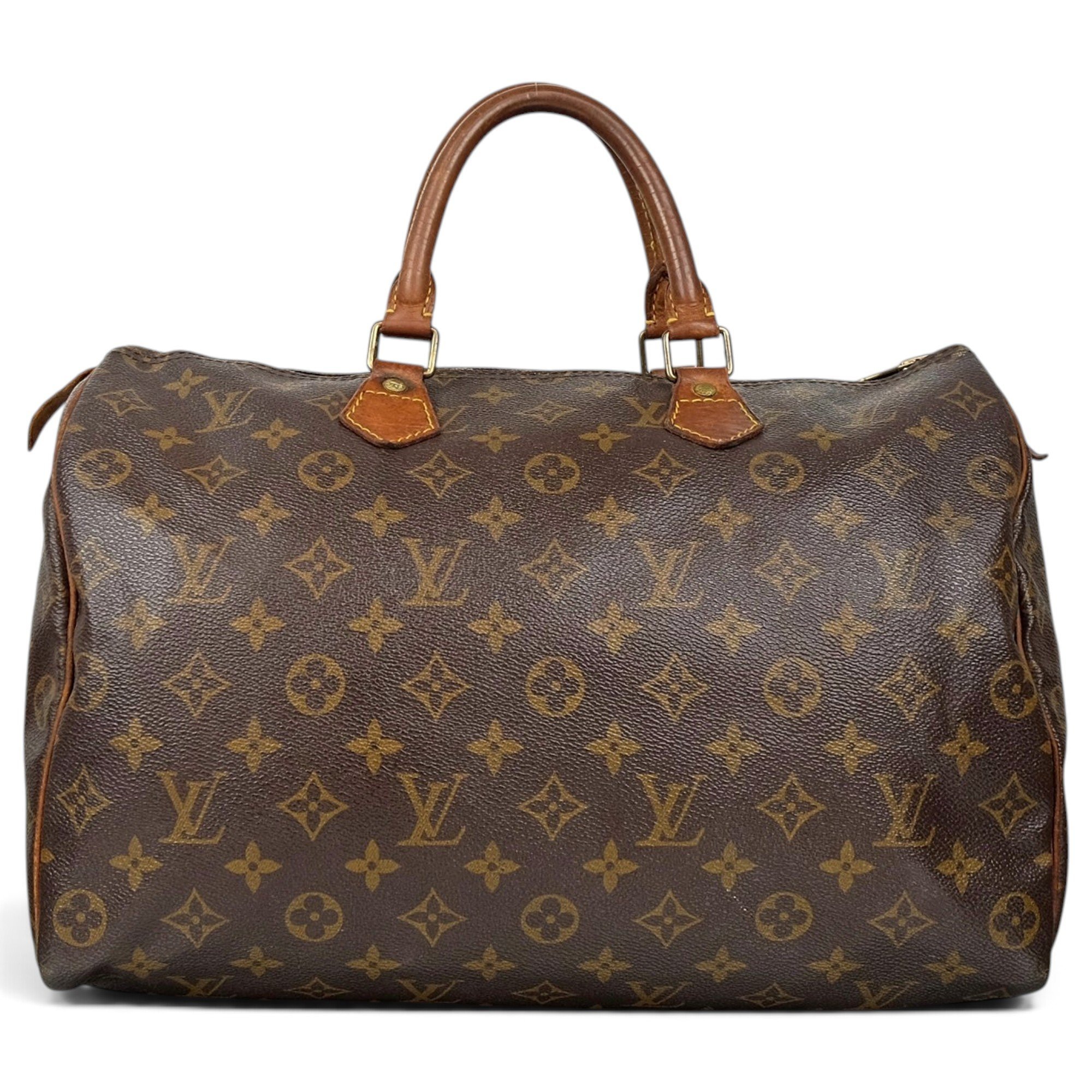 Speedy leather handbag