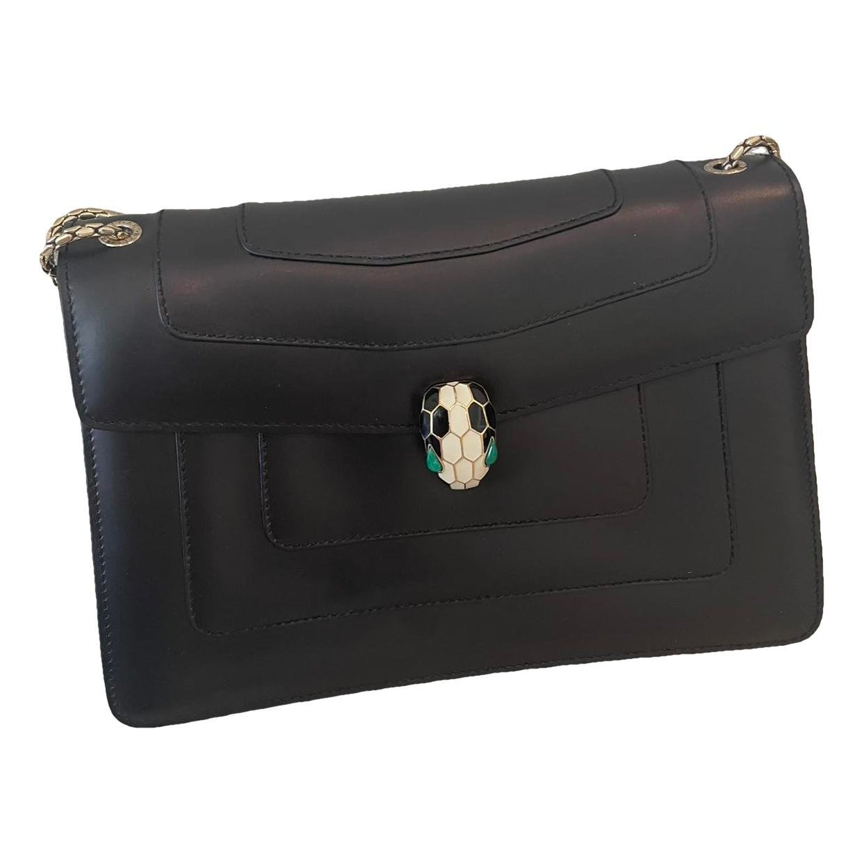 Serpenti leather handbag