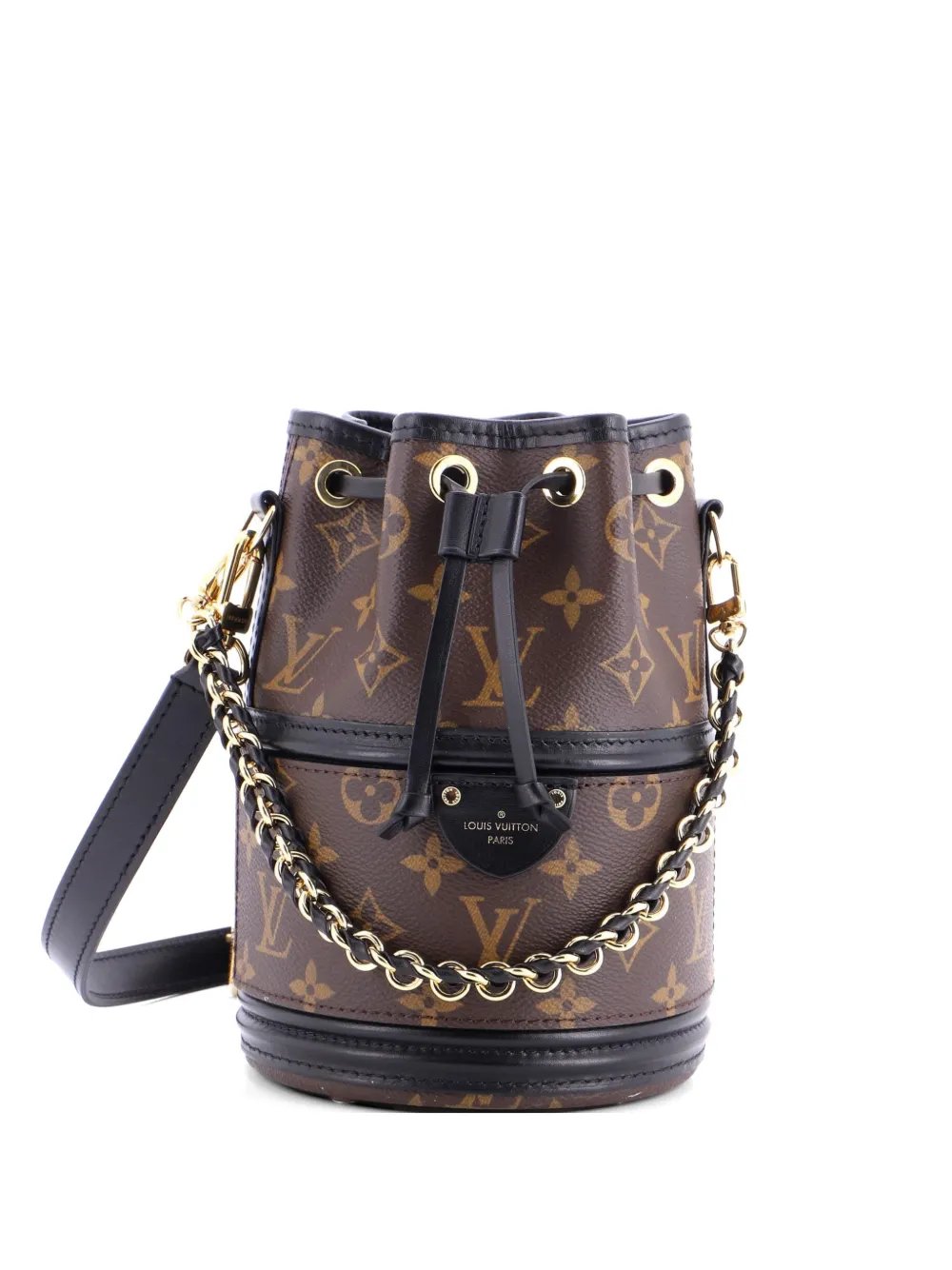 Canoe Monogram Canvas bucket bag