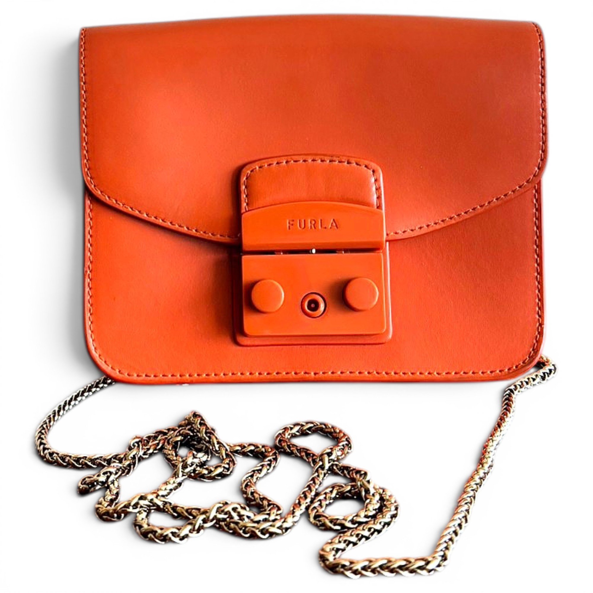 Metropolis leather crossbody bag