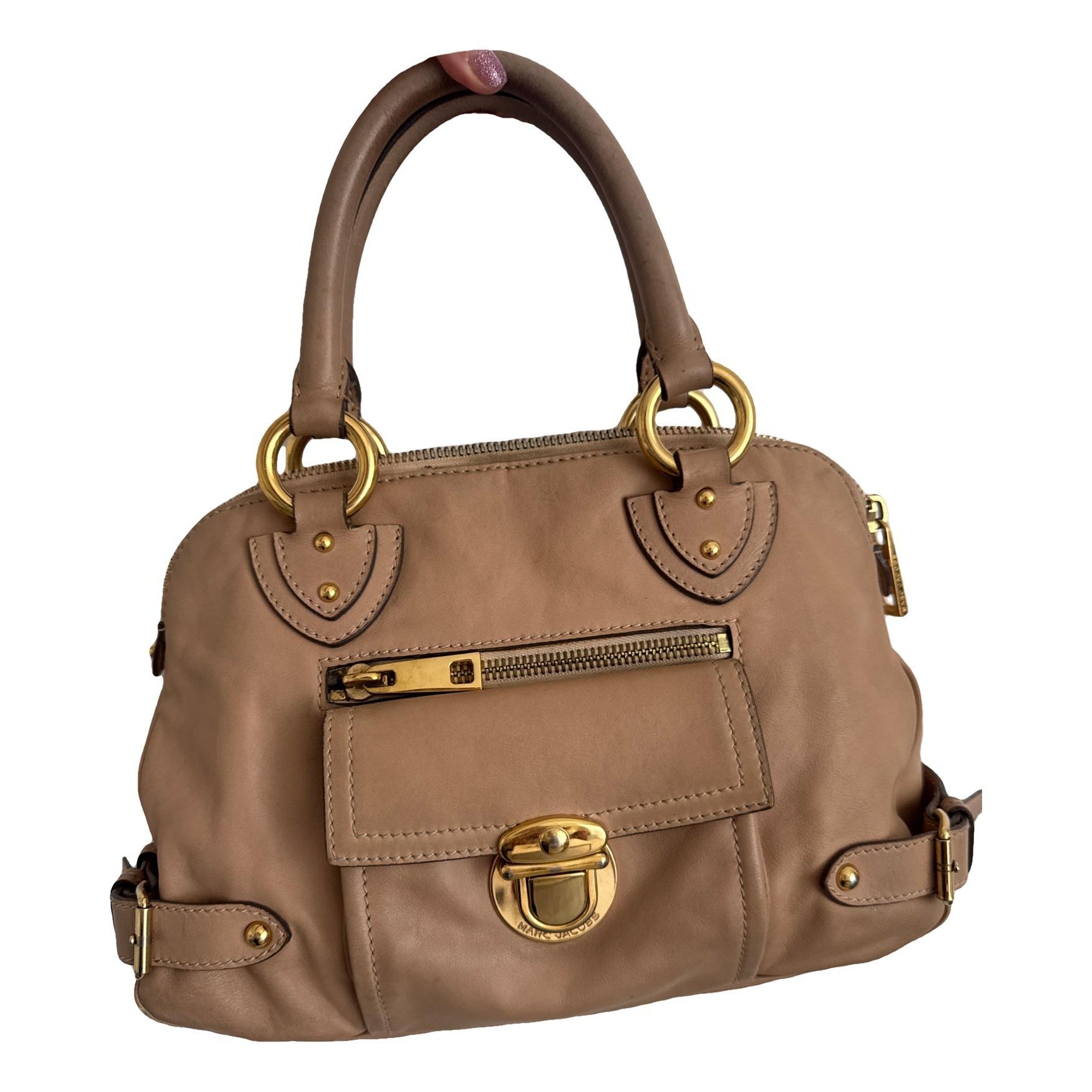 Stam leather handbag
