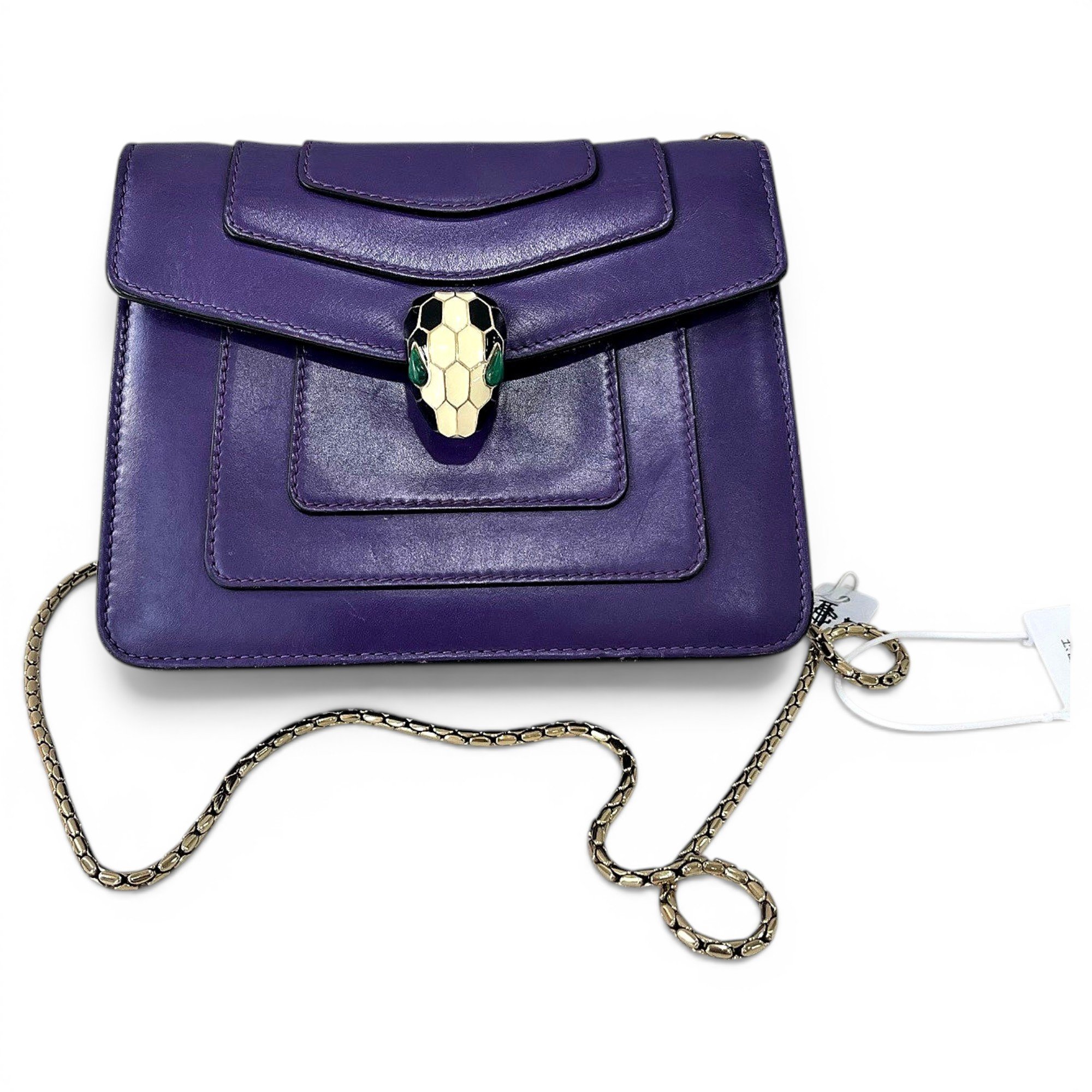 Serpenti leather crossbody bag