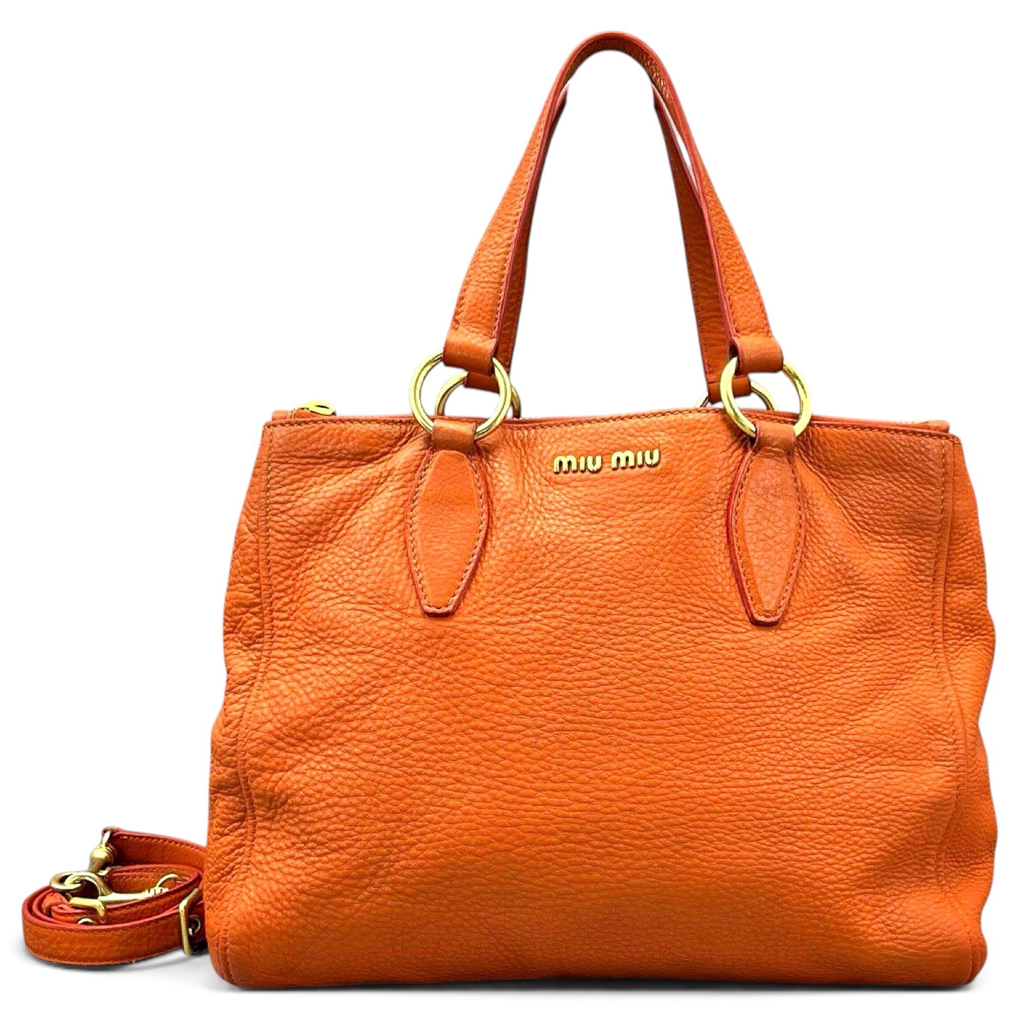 Leather handbag