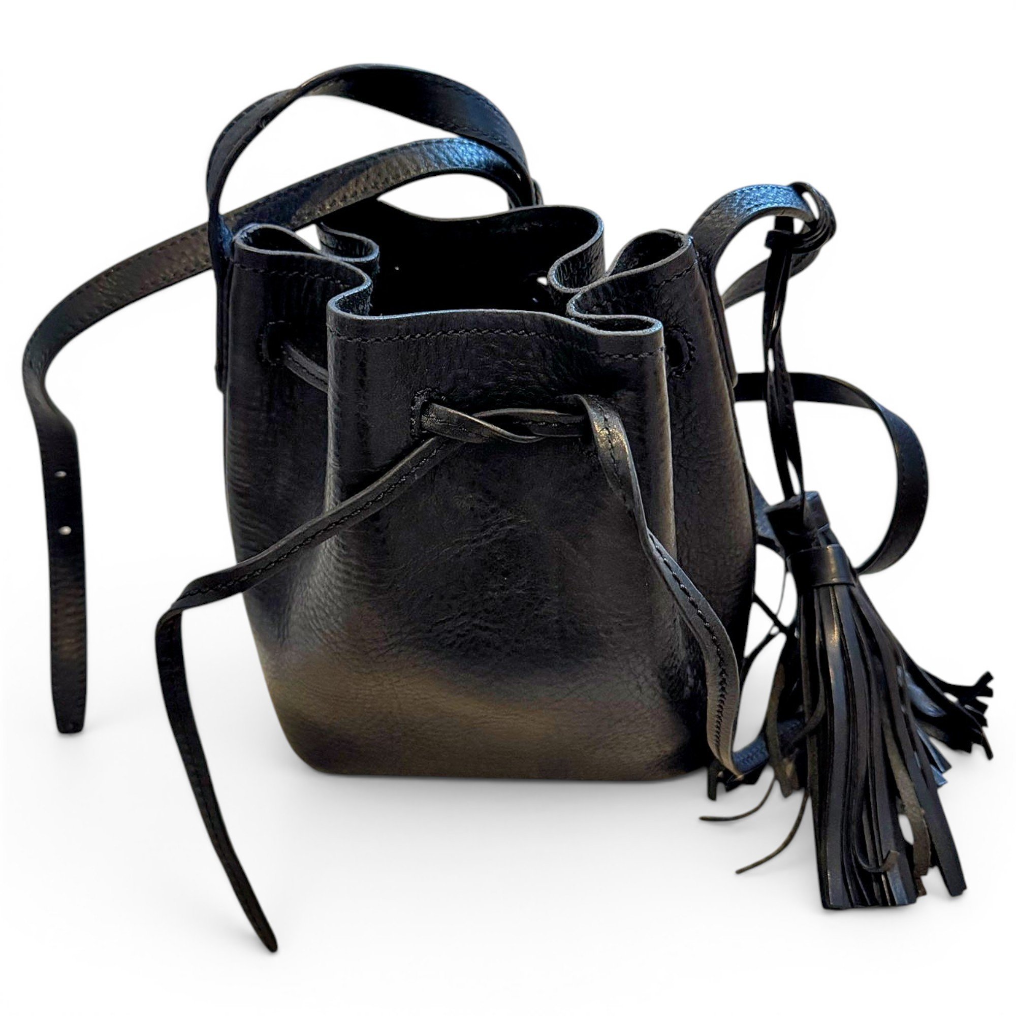 Leather crossbody bag