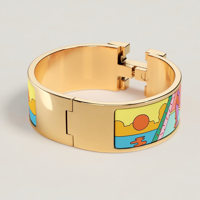 Tropique Clic Clac H Hermès Factory Bracelet
