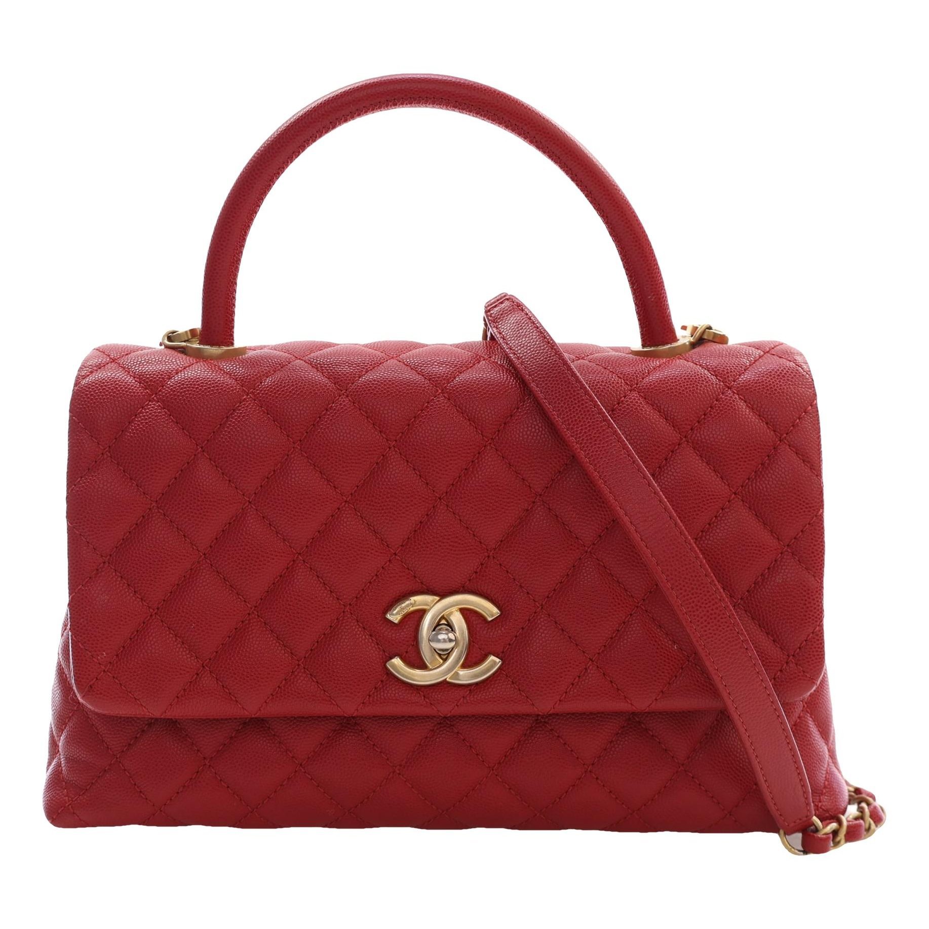 Coco Handle leather tote